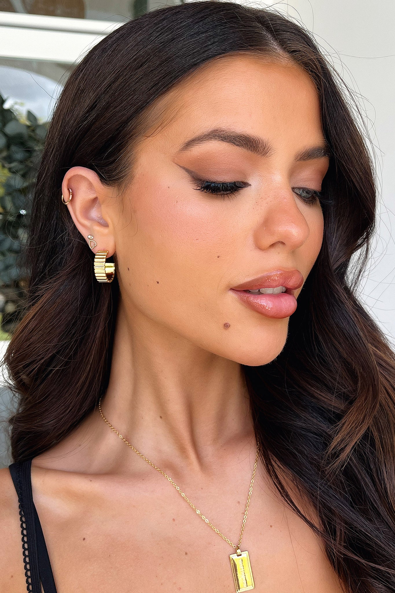 Adel Hoop Earring - Gold - Image 3