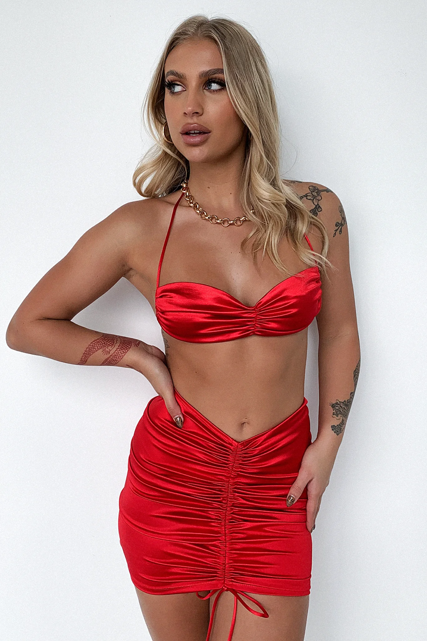 Alannah Crop - Red - Image 4