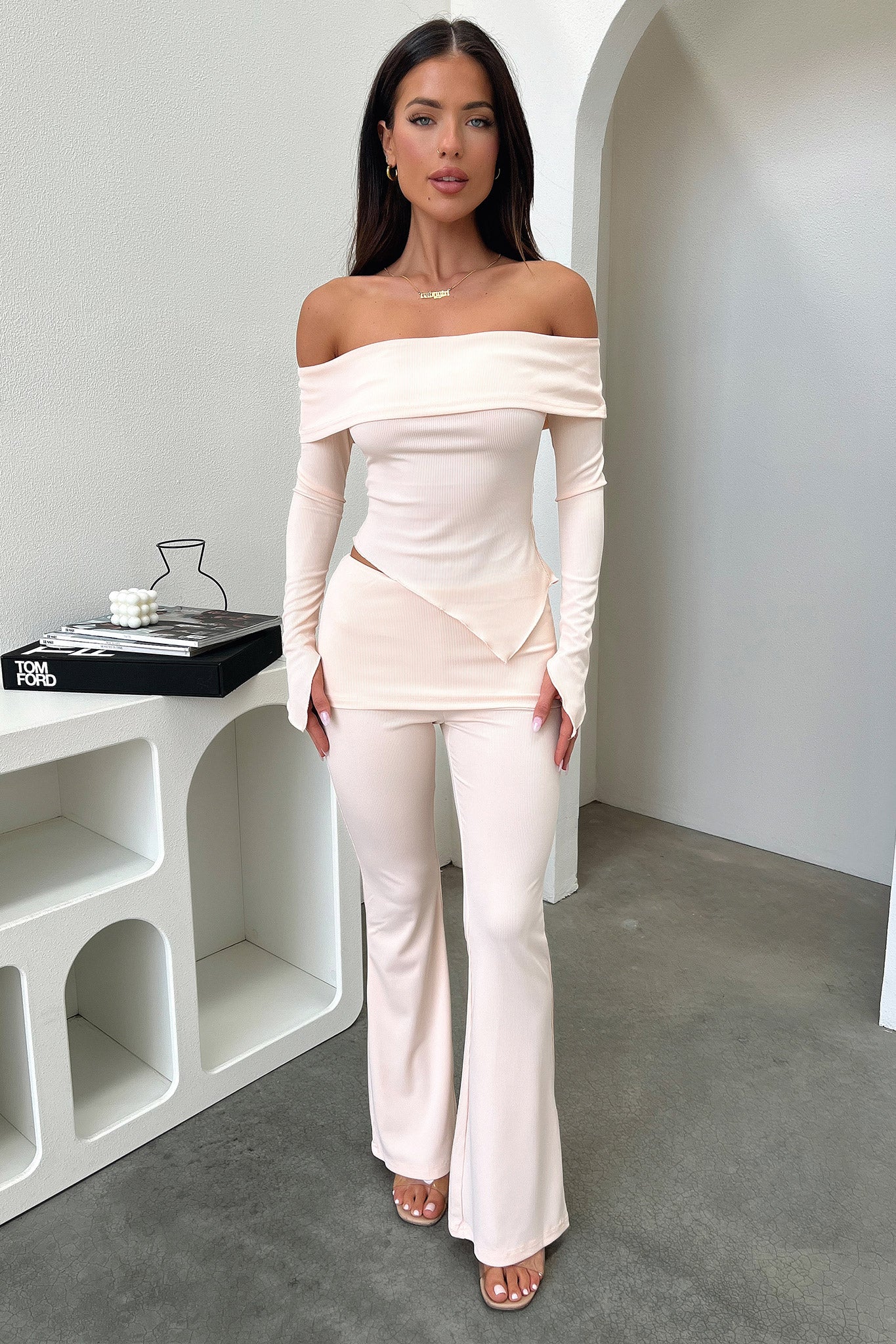 Aniston Top - Beige - Image 3