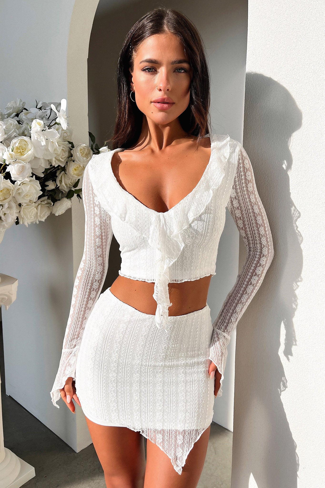 Aperol Skirt - White - Image 3