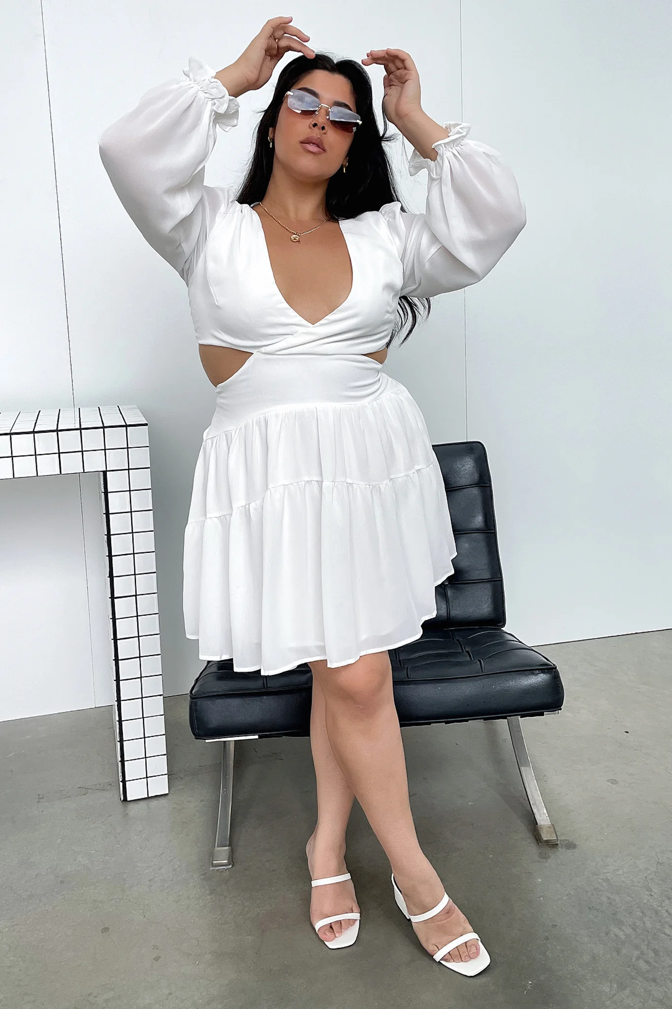 Avalon Dress - White - Image 8
