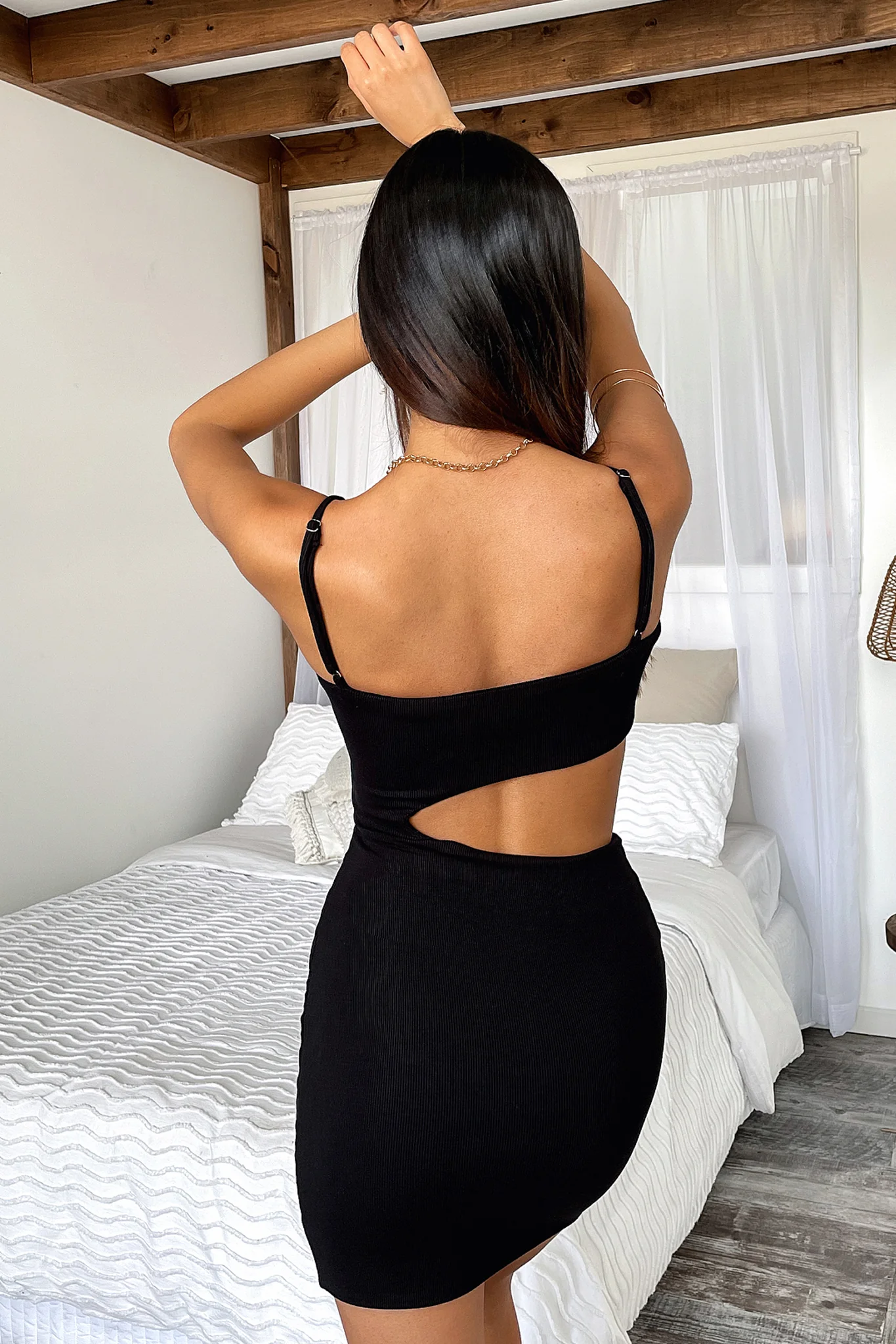 Avana Dress - Black - Image 6