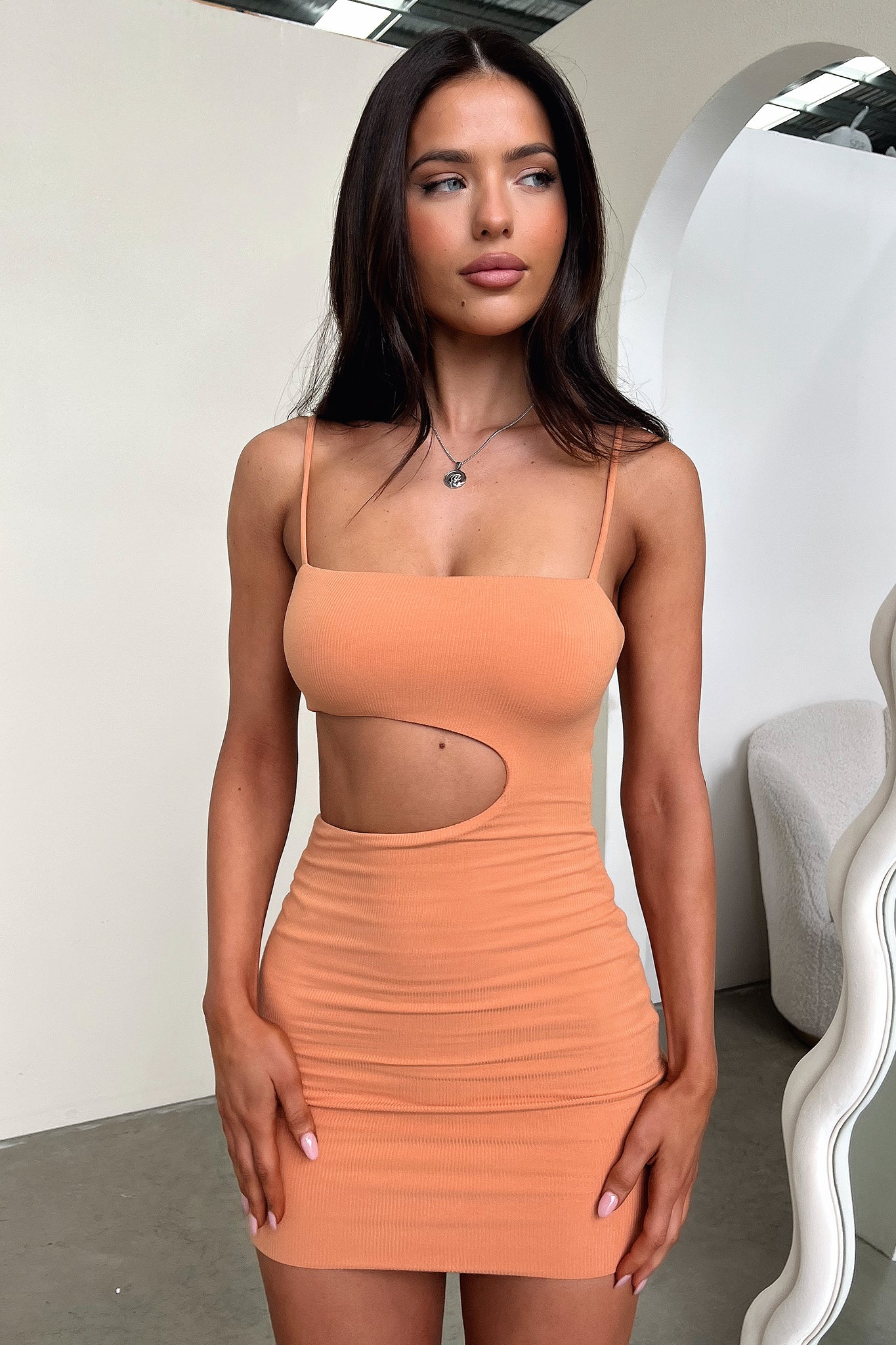 Avana Dress - Dull Orange - Image 6