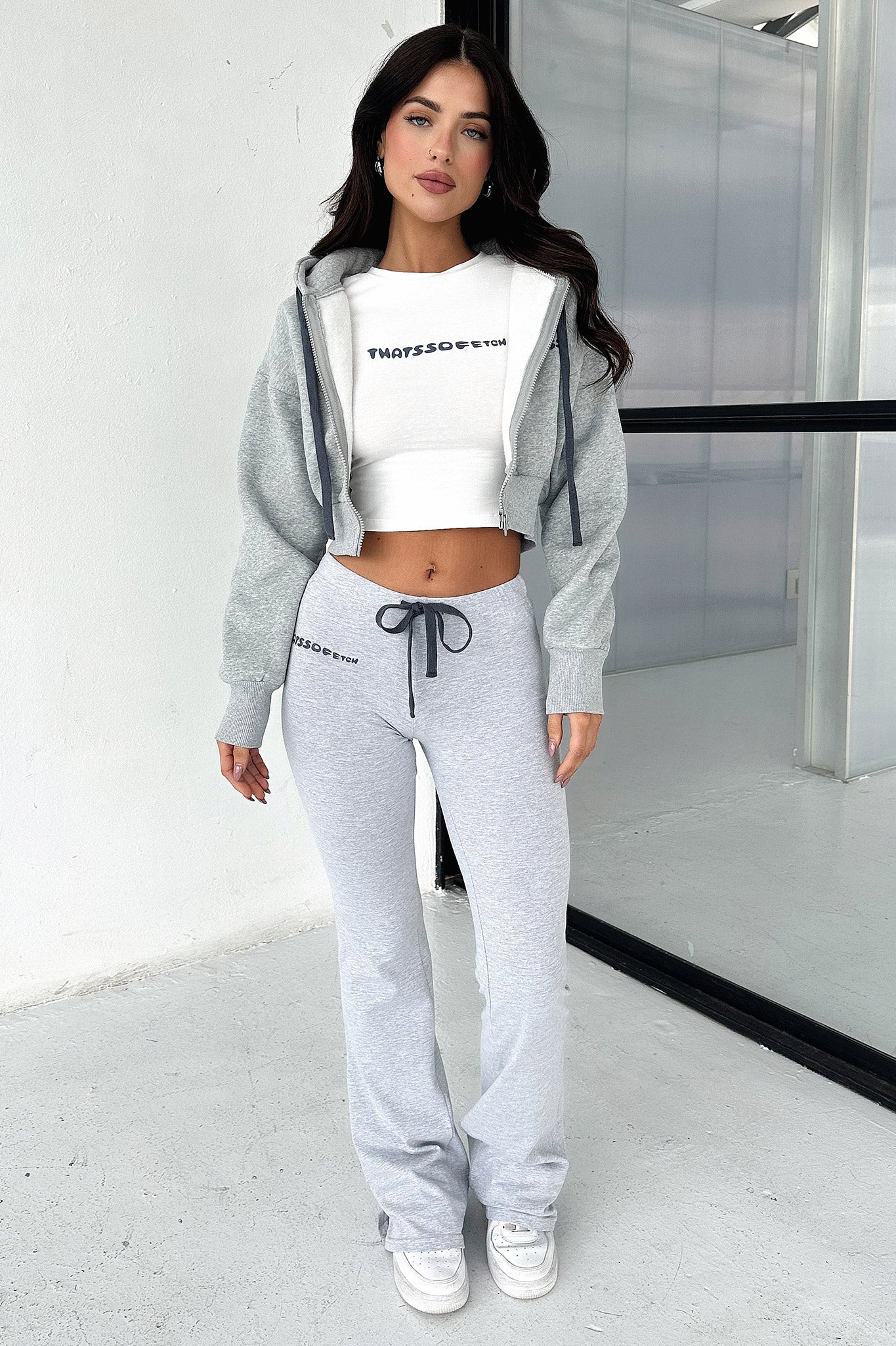 Bamba Cropped Jacket - Grey - Image 2