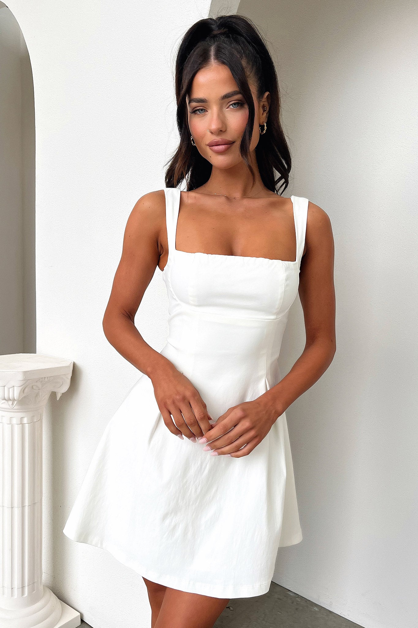 Bransley Dress - White - Image 4