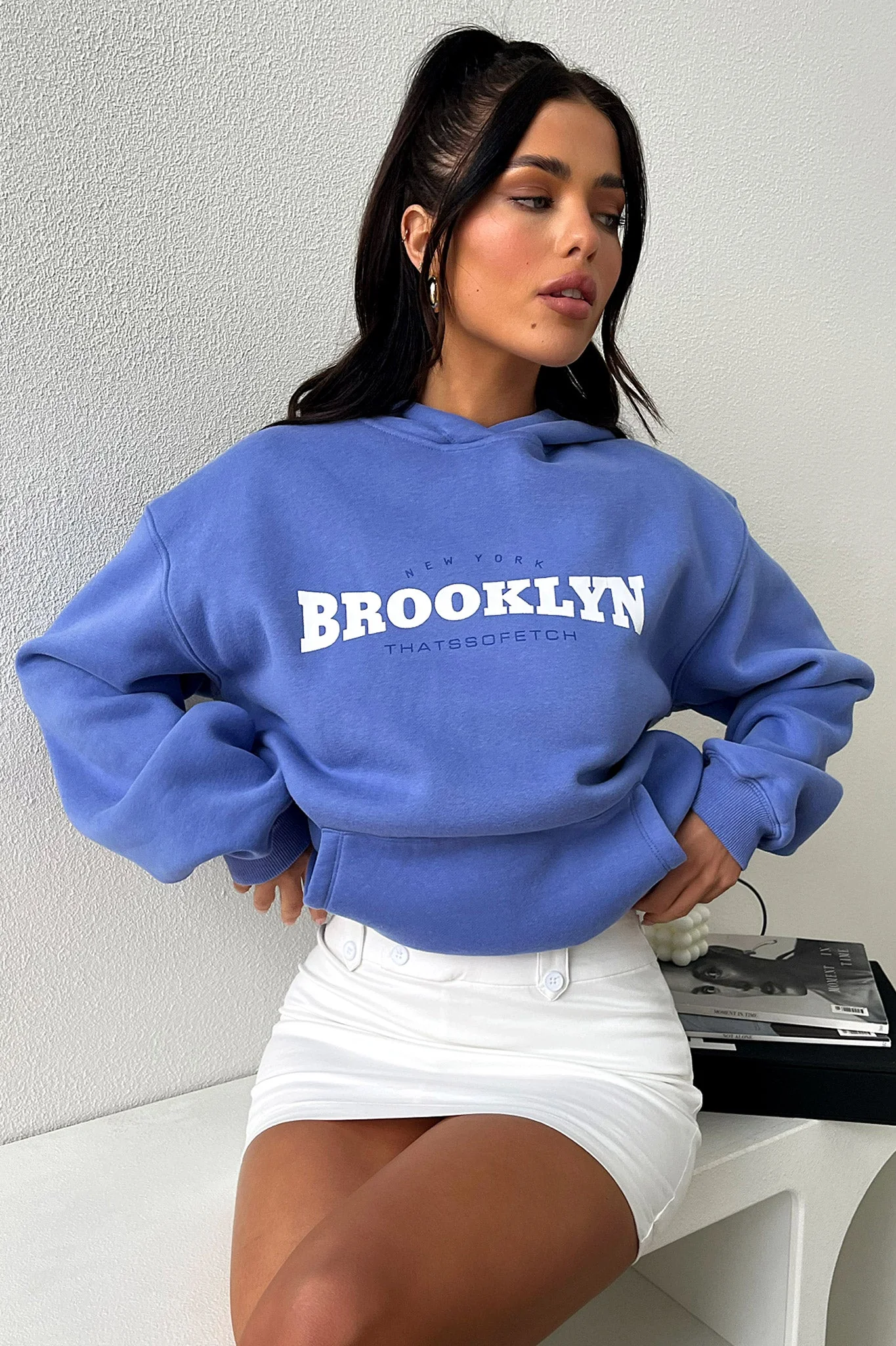 Brooklyn Hoodie - Blue - Image 6
