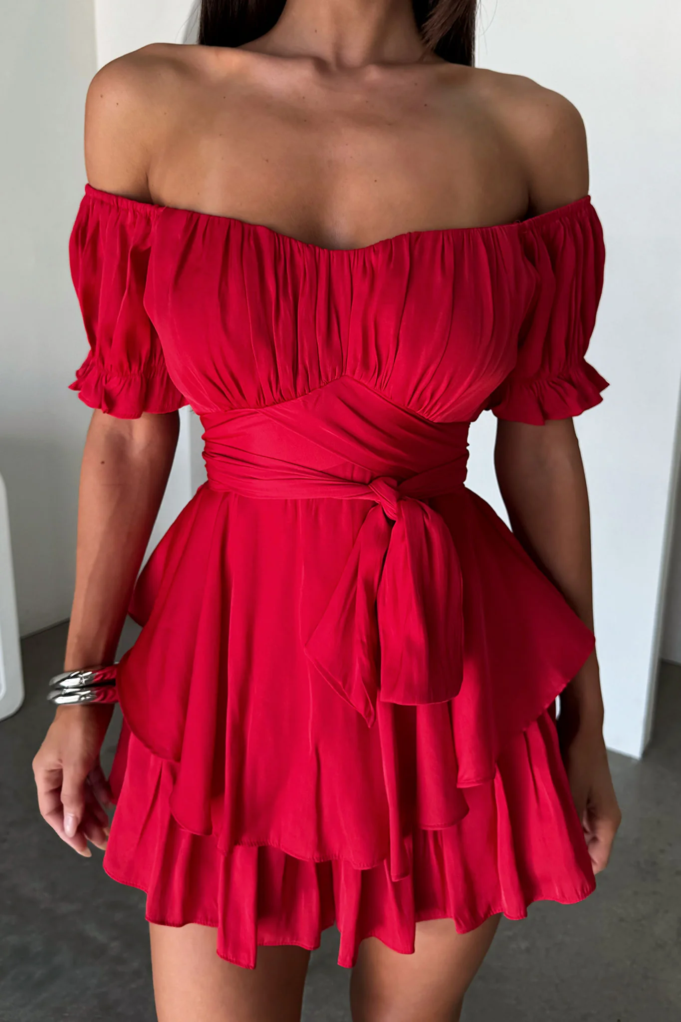 Ciera Playsuit - Red - Image 2