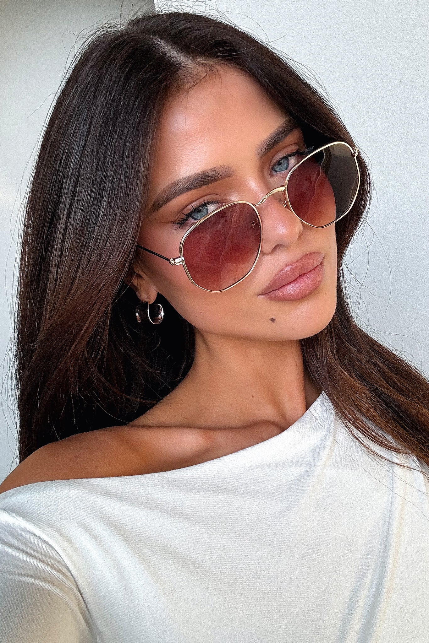 Cillian Sunglasses - Gold/Brown Gradient - Image 5