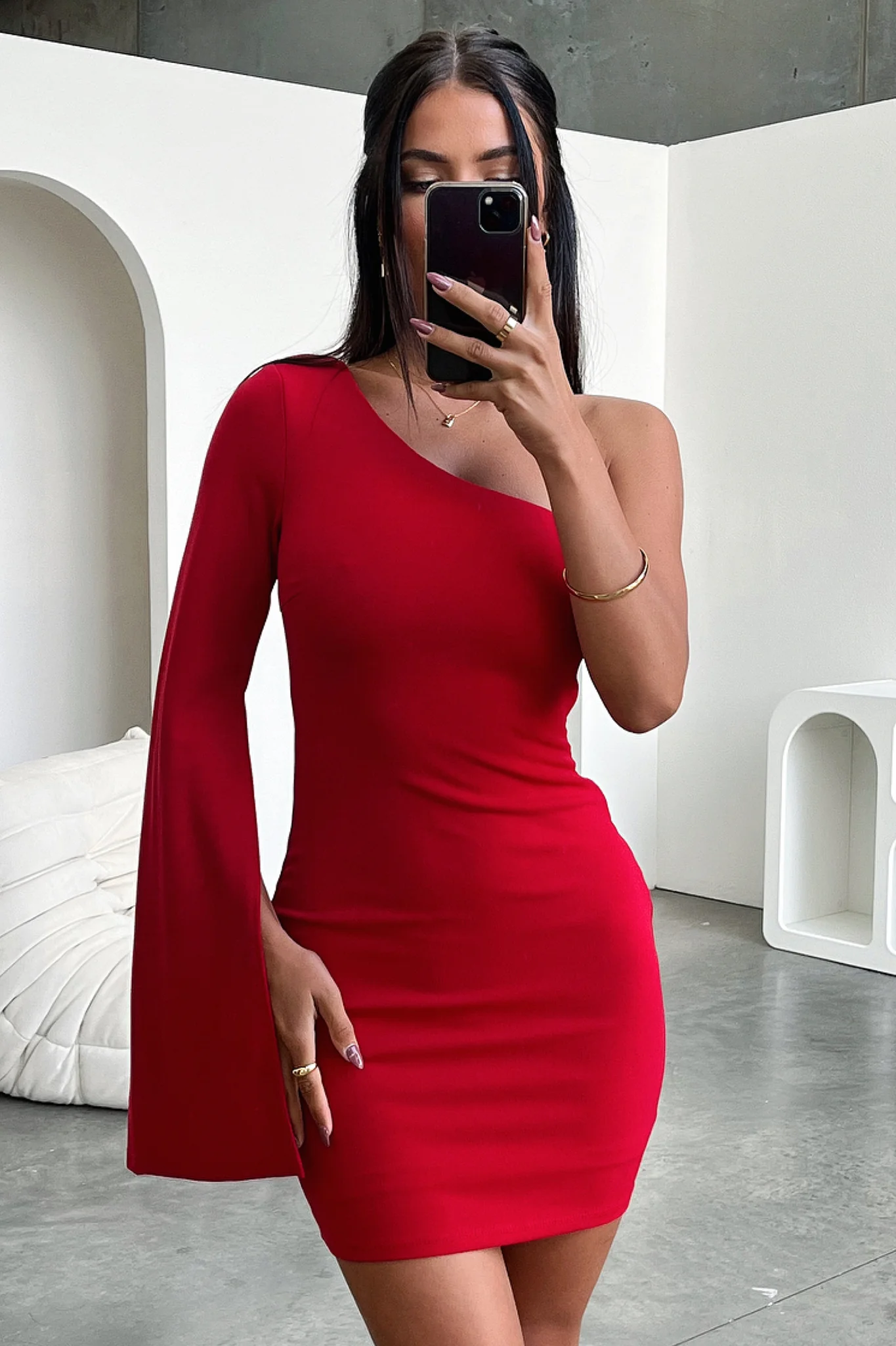 Cologne Dress - Red - Image 3