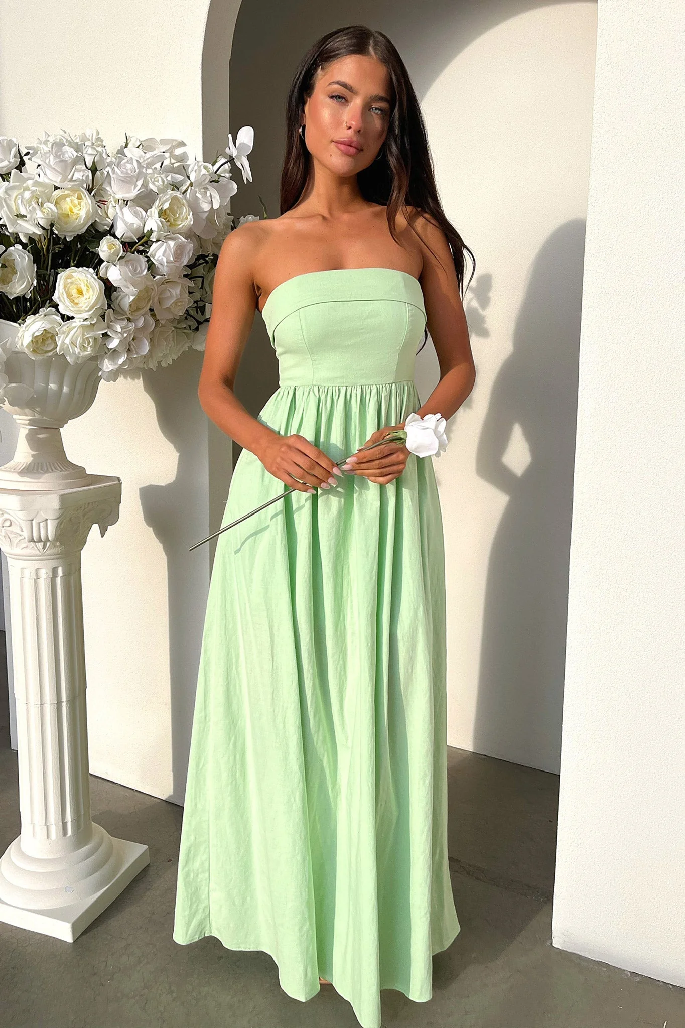 Cornell Maxi Dress - Sage - Image 6