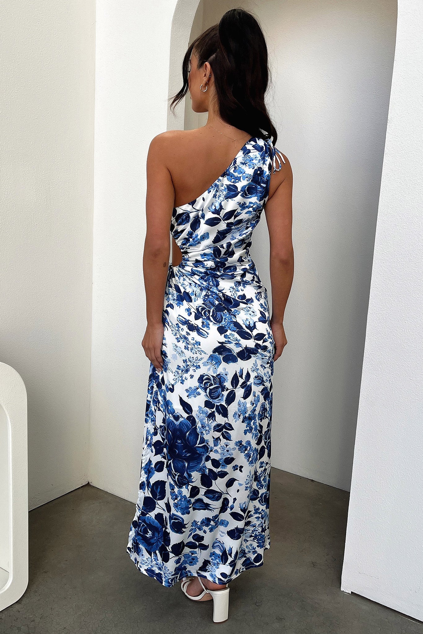 Erika Maxi Dress - Blue Floral - Image 6
