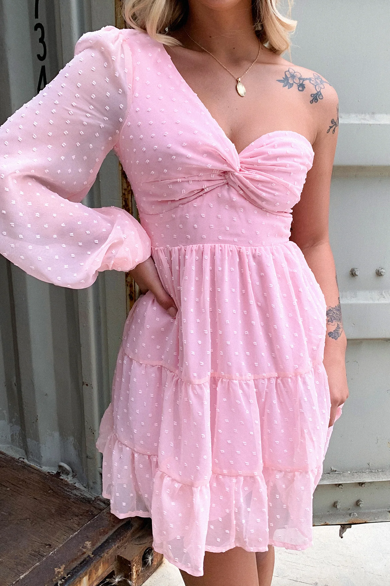 Georgia Dress - Pink - Image 3