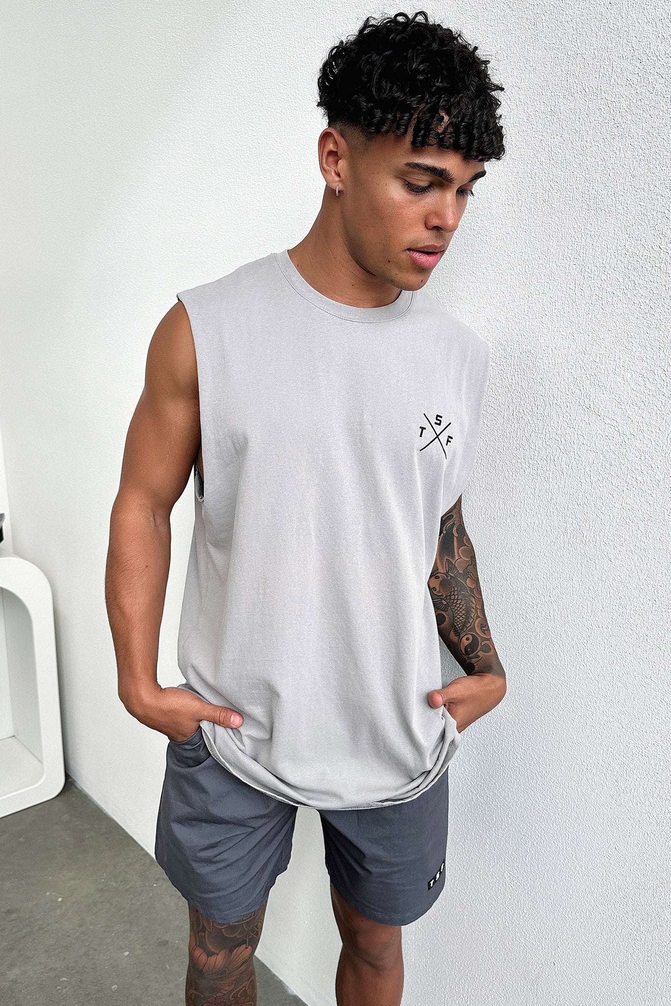 Hunter Tank Top - Grey - Image 7