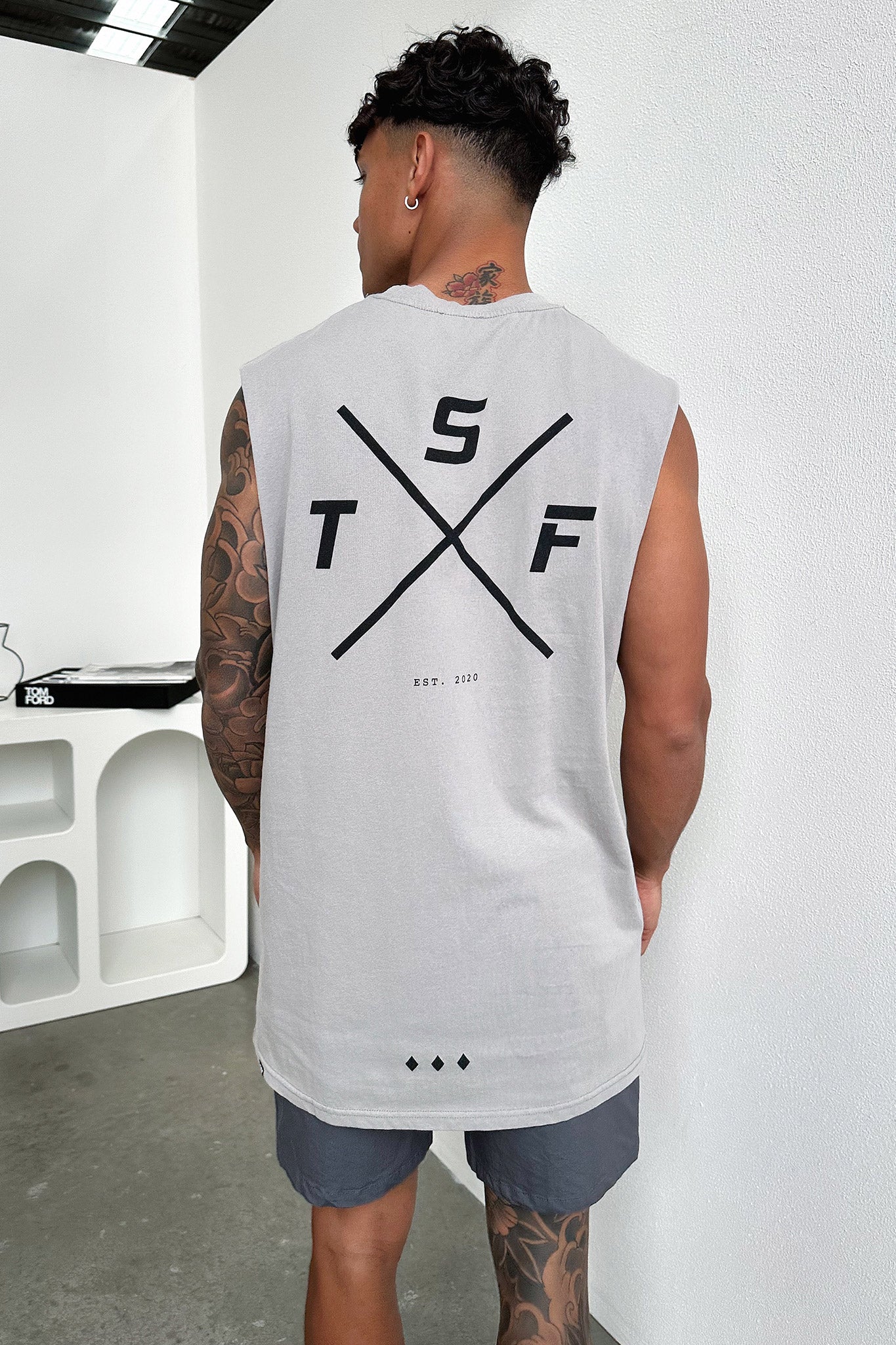 Hunter Tank Top - Grey - Image 9