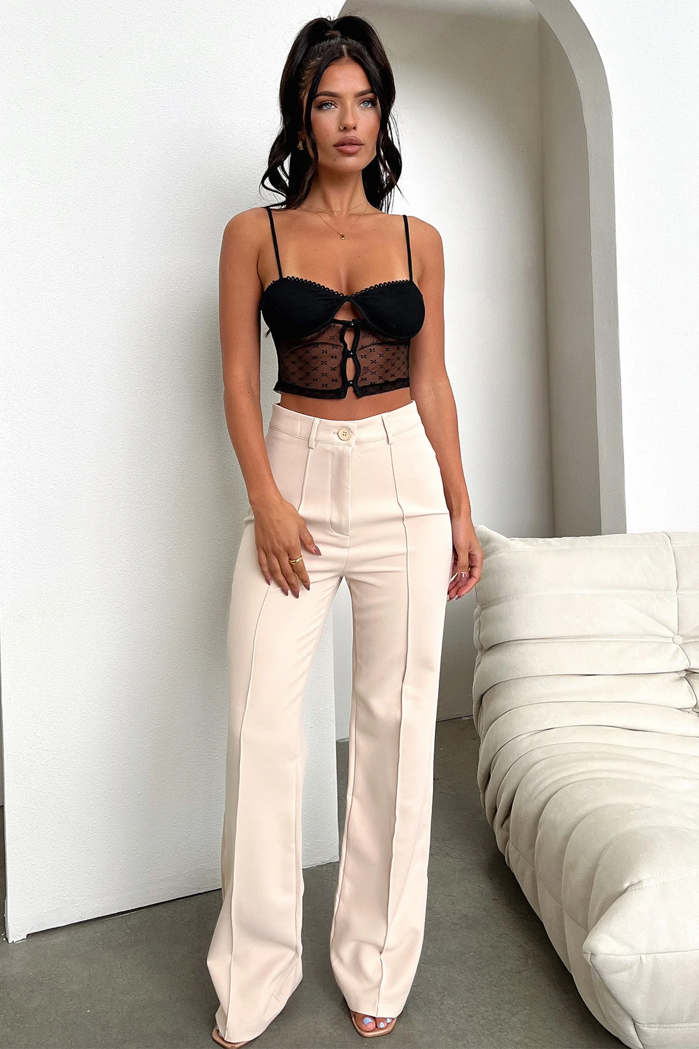 Kacey Crop - Black - Image 2