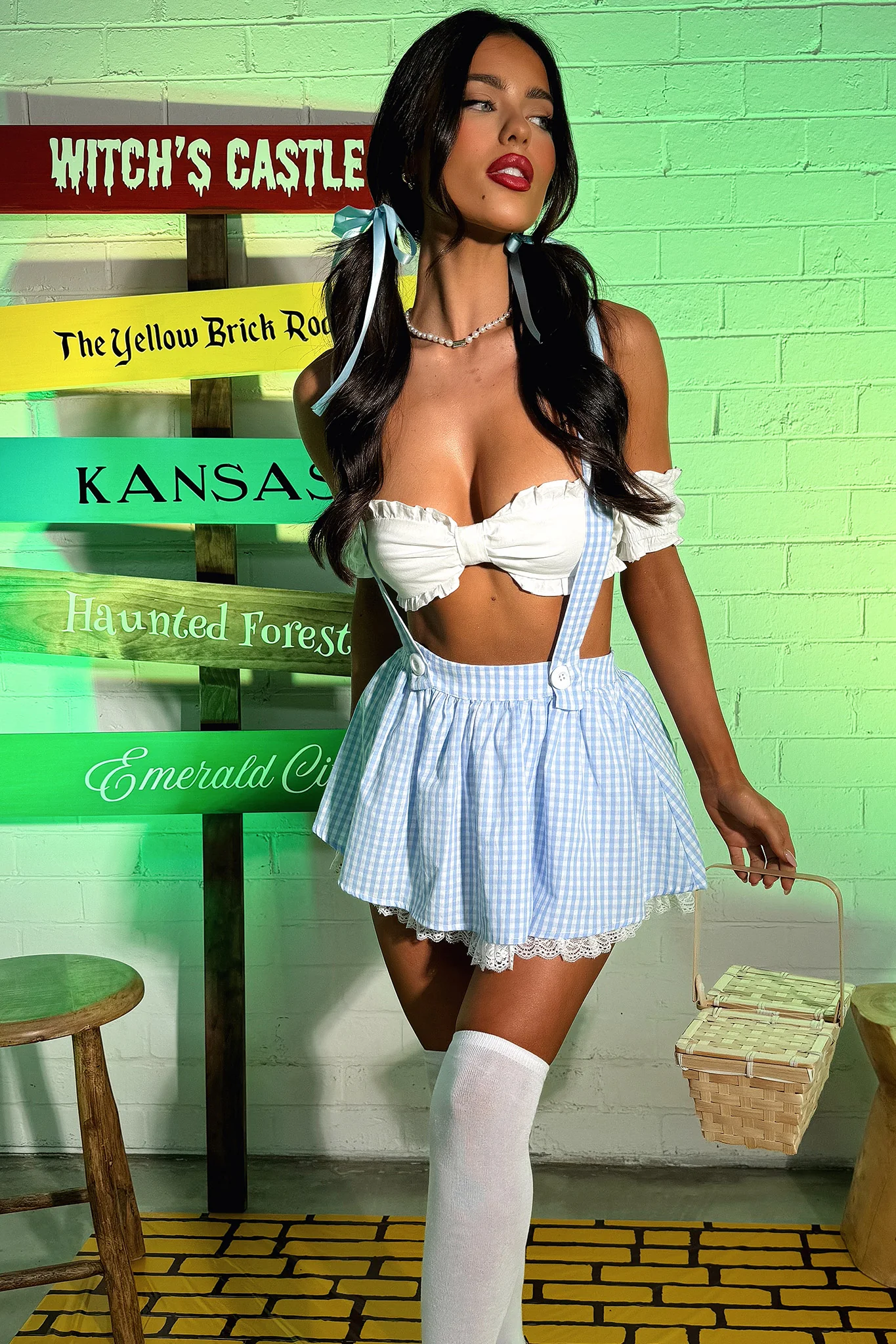 Kansas 2 Piece Set - White/Blue - Image 4