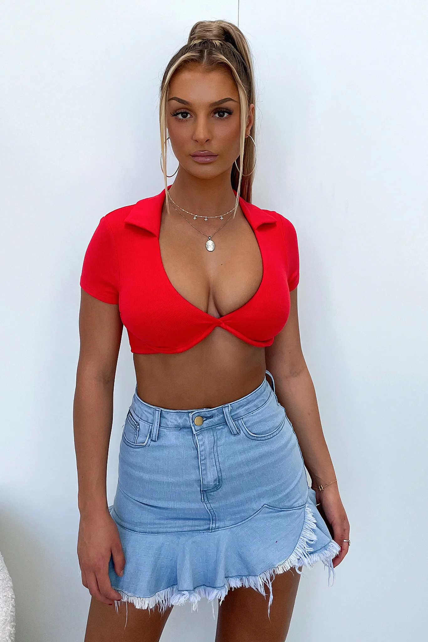 Karma Crop - Red - Image 3