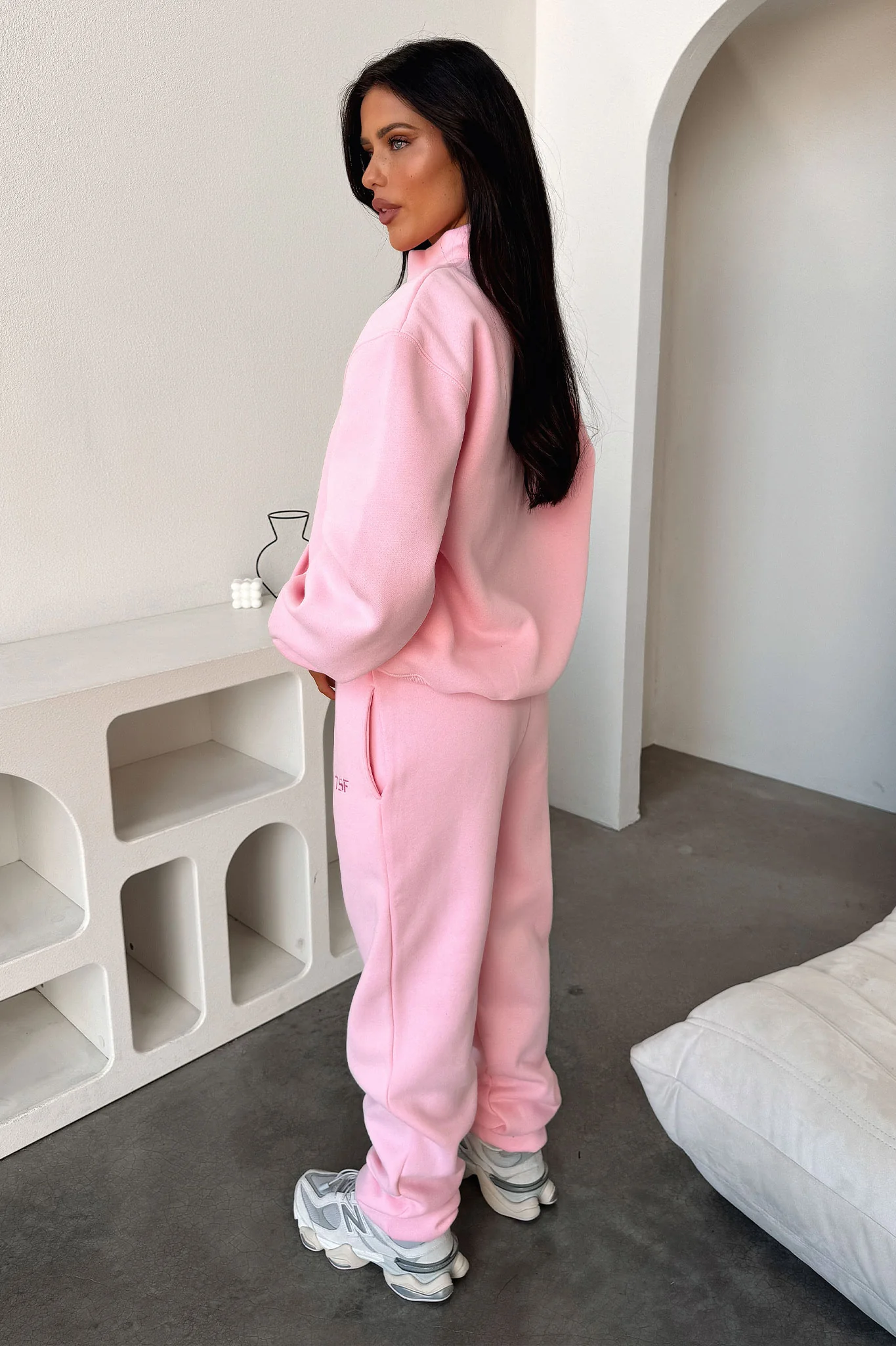 Kaztek Half Zip Sweater - Pink - Image 6