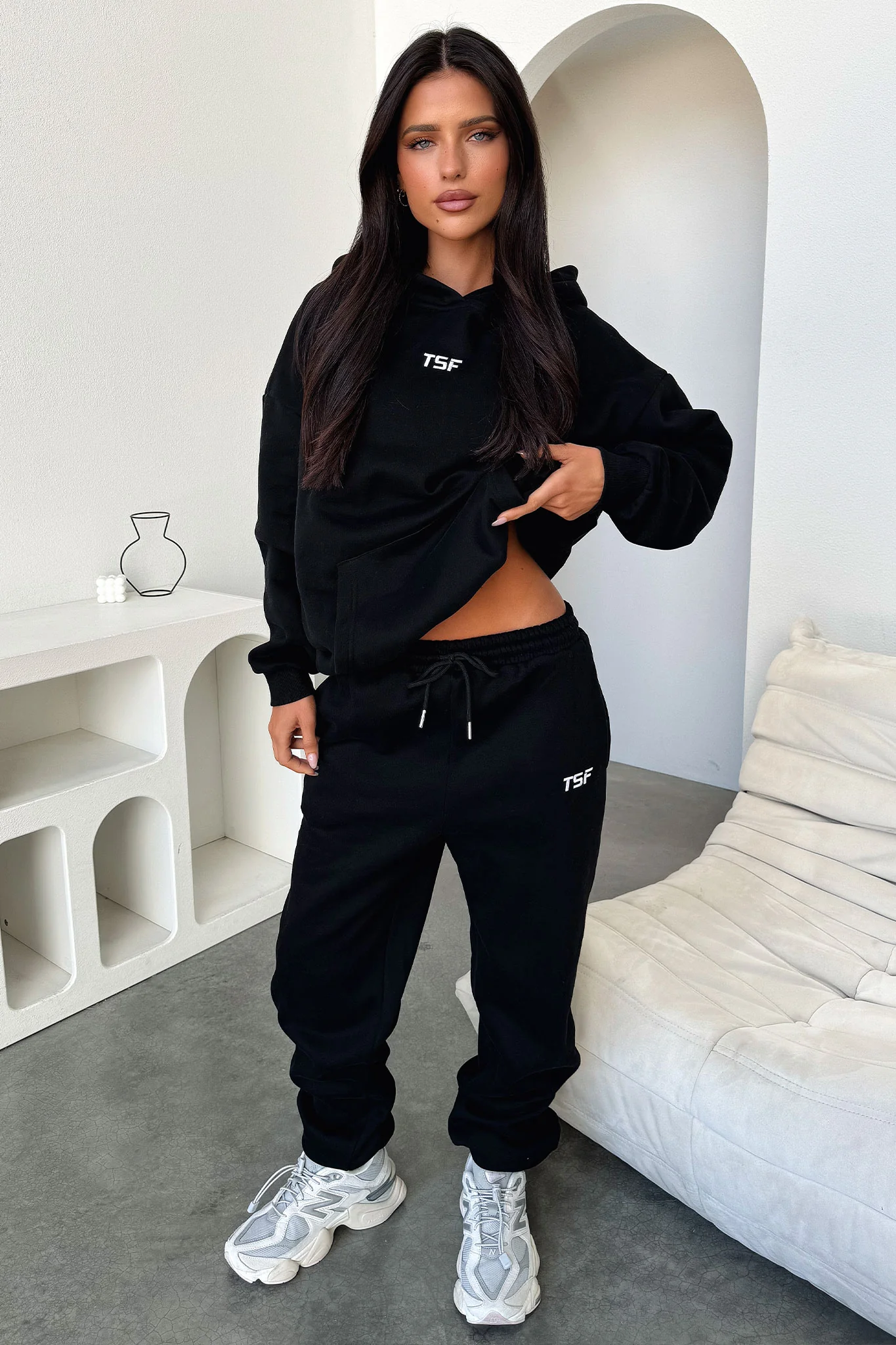 Kaztek Hoodie - Black - Image 3