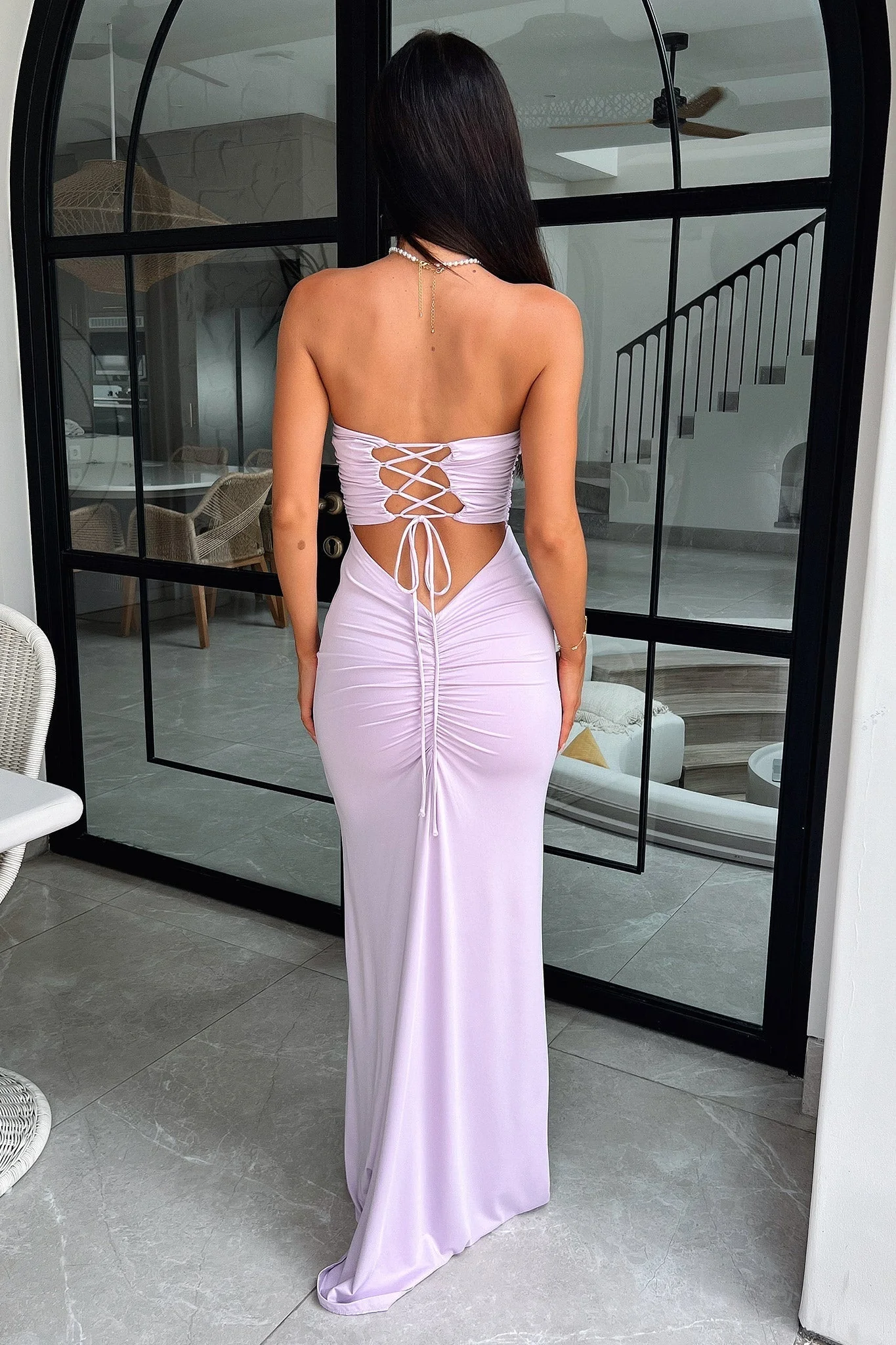 Lahara Maxi Dress - Lilac - Image 9