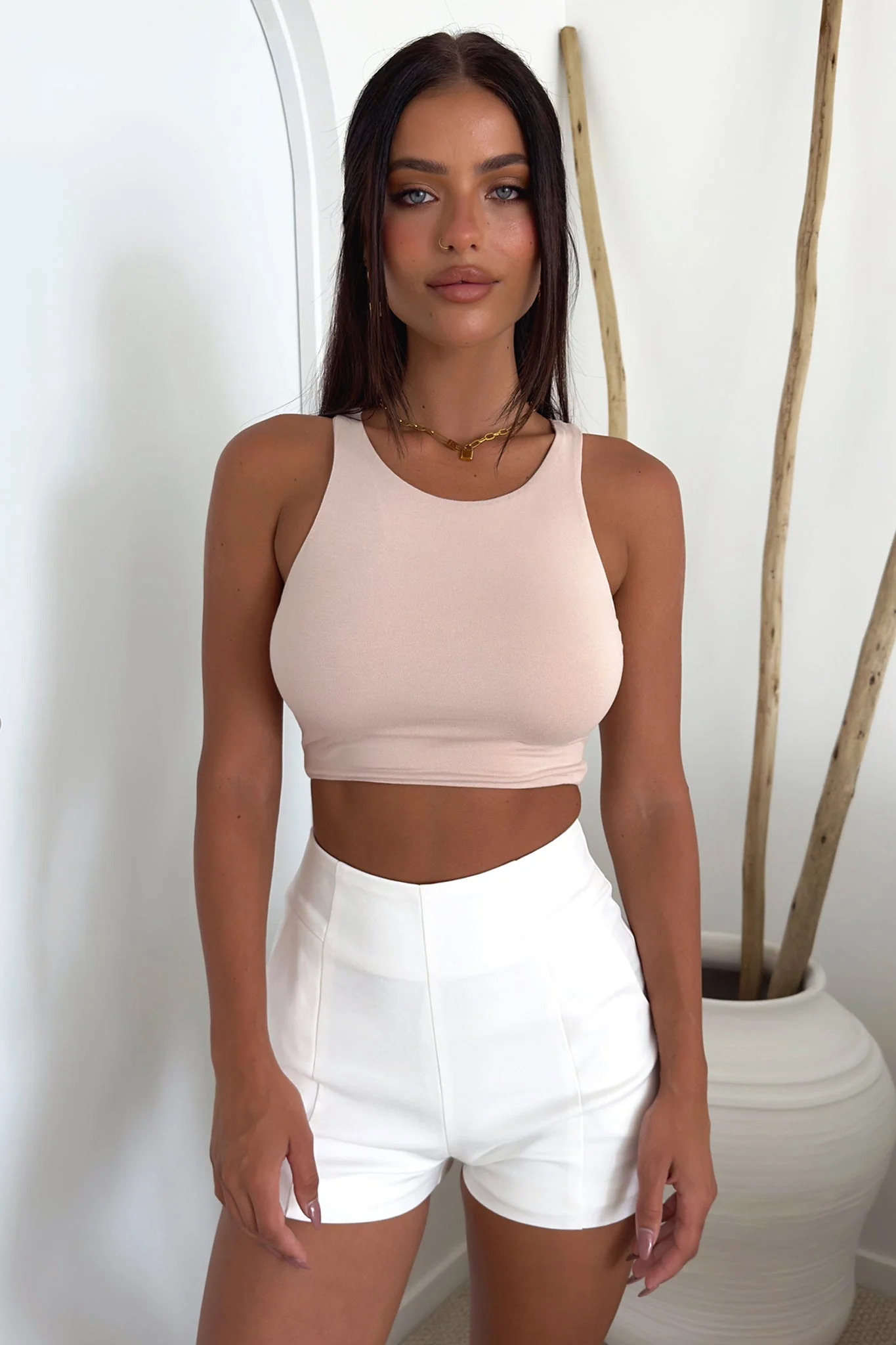 Liani Crop - Beige - Image 3