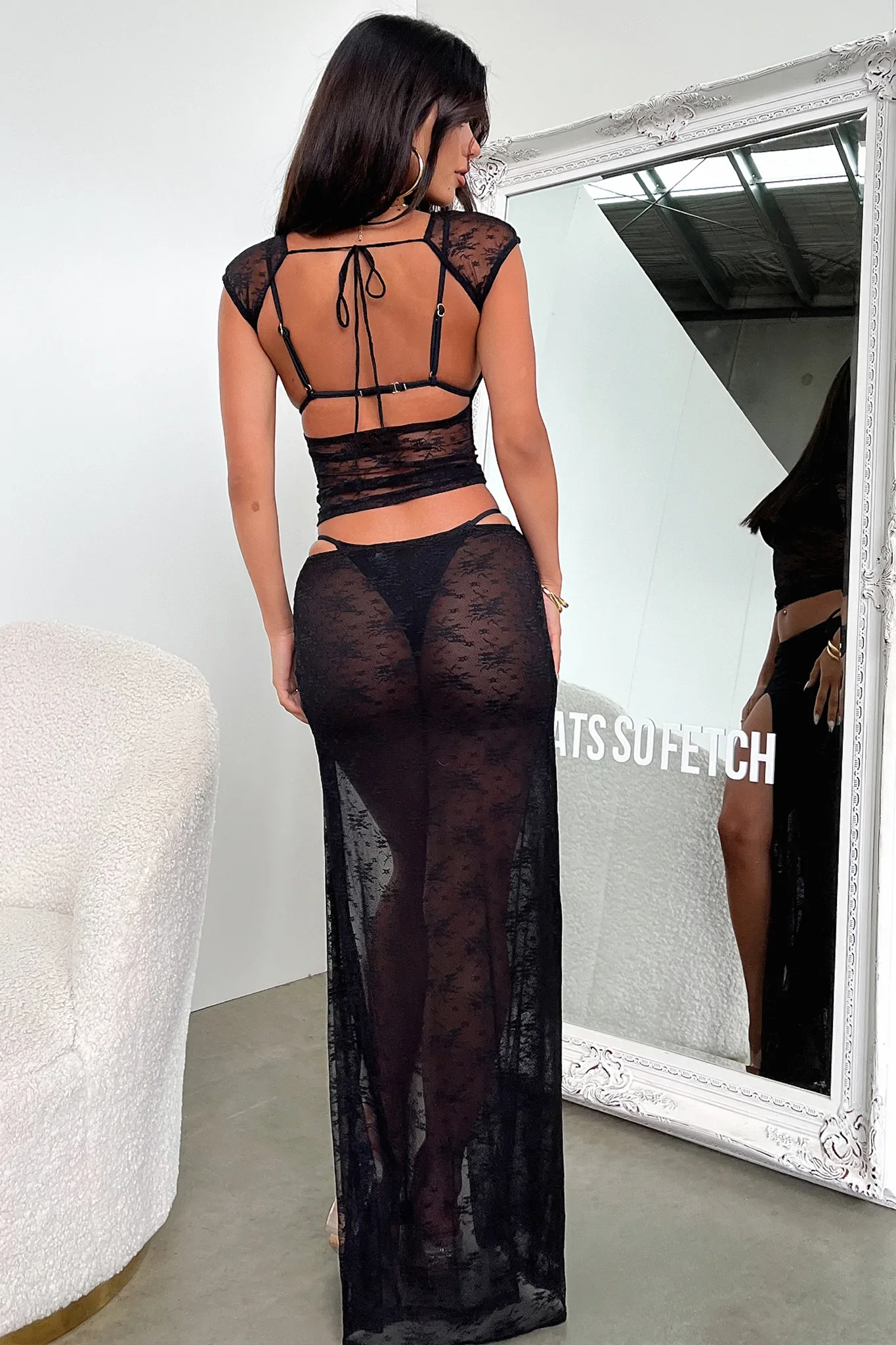 Lioness Uno Maxi Skirt - Licorice - Image 11