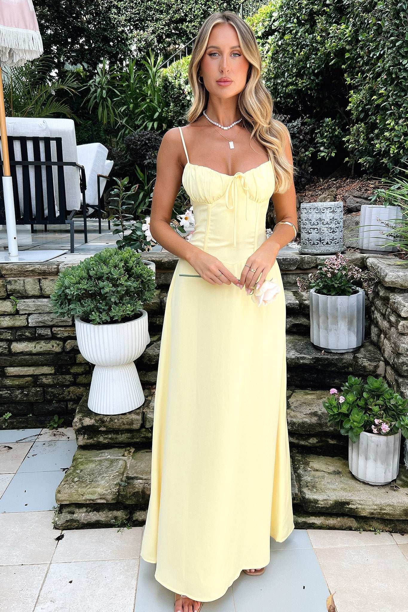 Magdalena Maxi Dress - Yellow - Image 12
