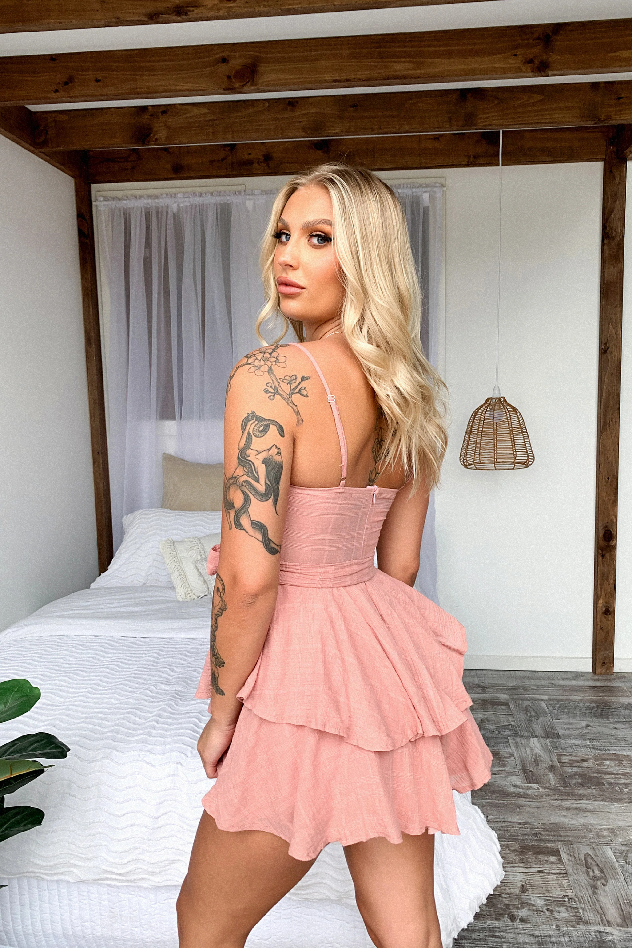 Meagan Playsuit - Blush - Image 5