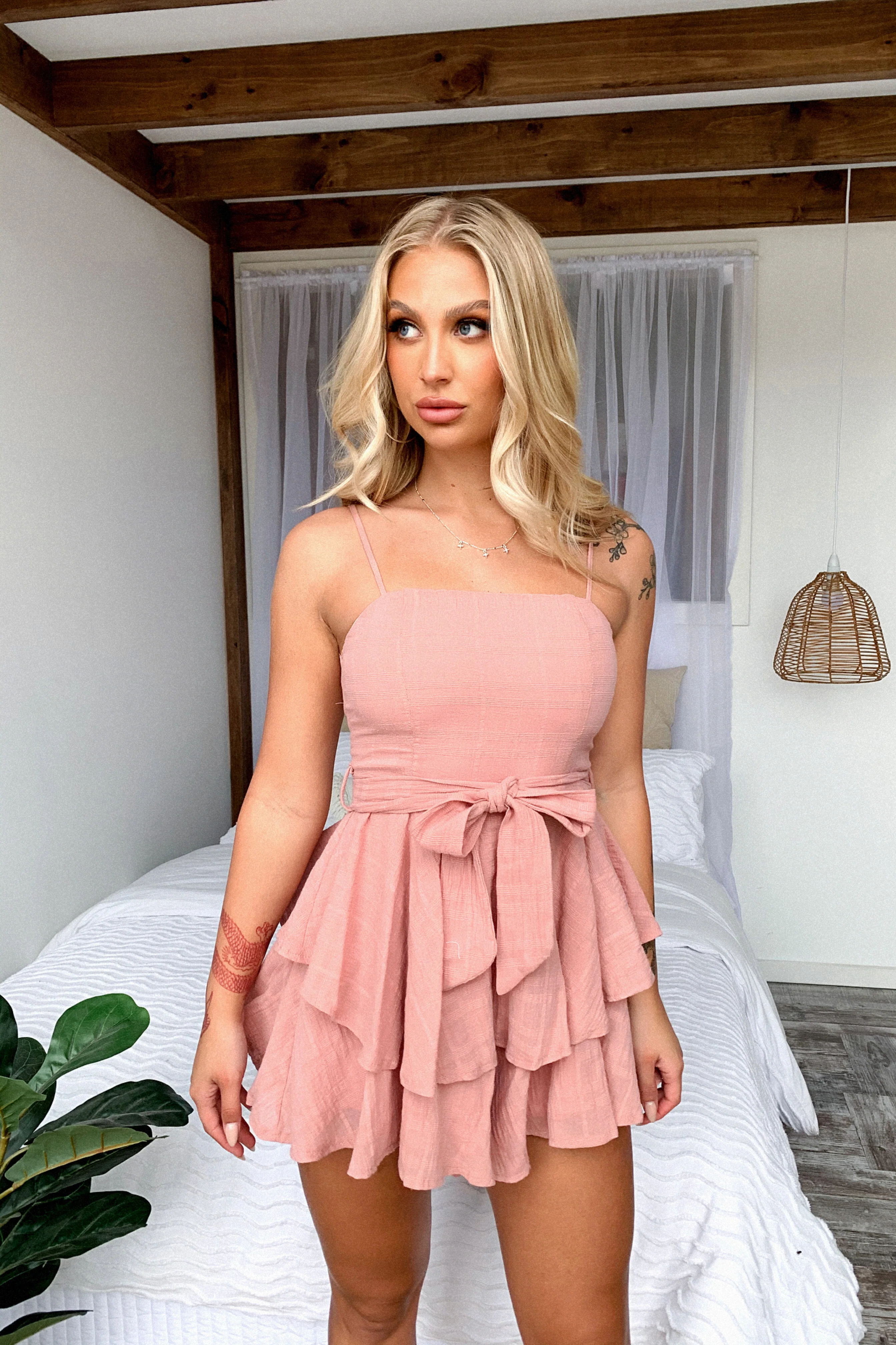 Meagan Playsuit - Blush - Image 8