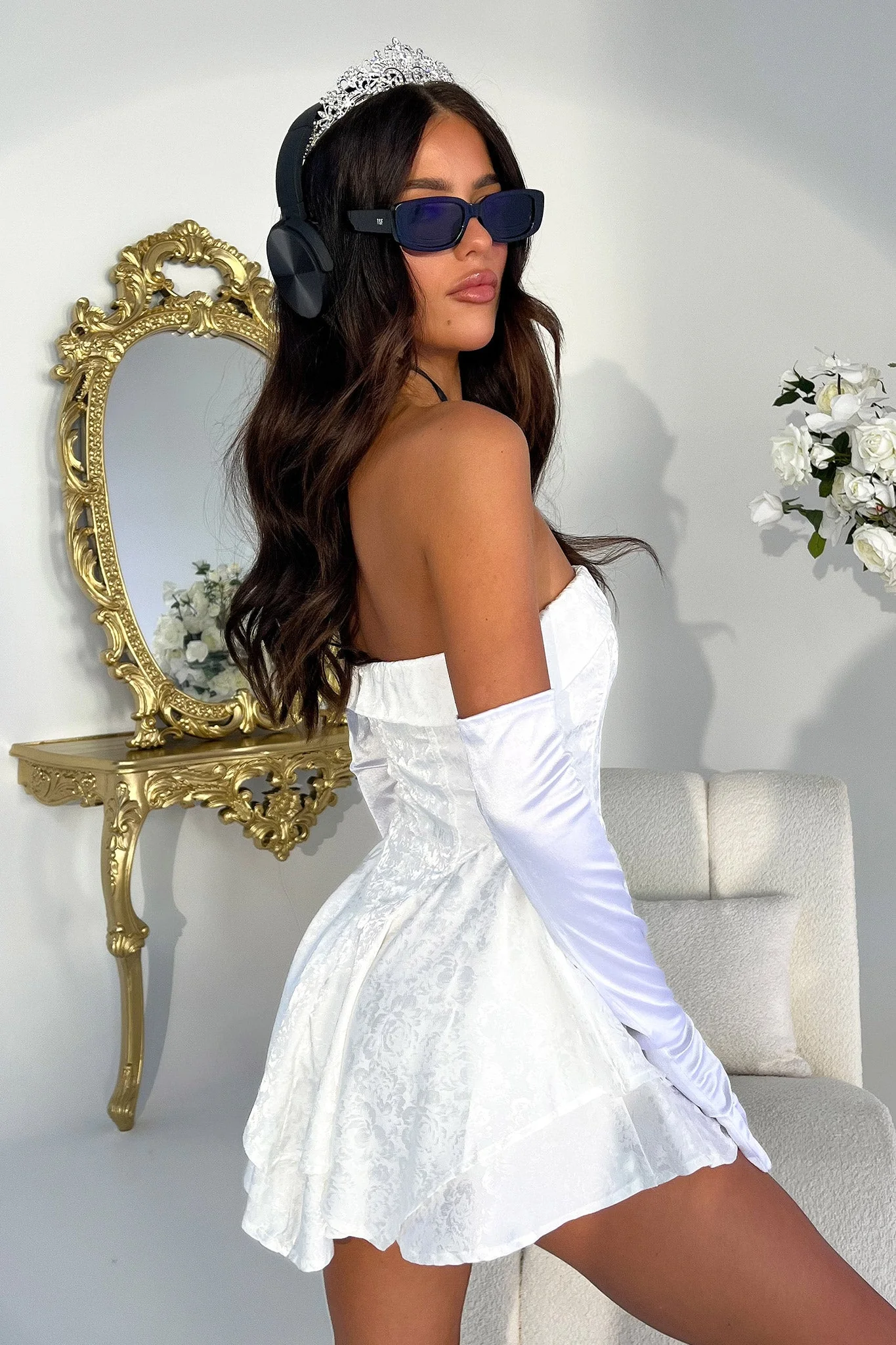 Mia Dress - White - Image 13
