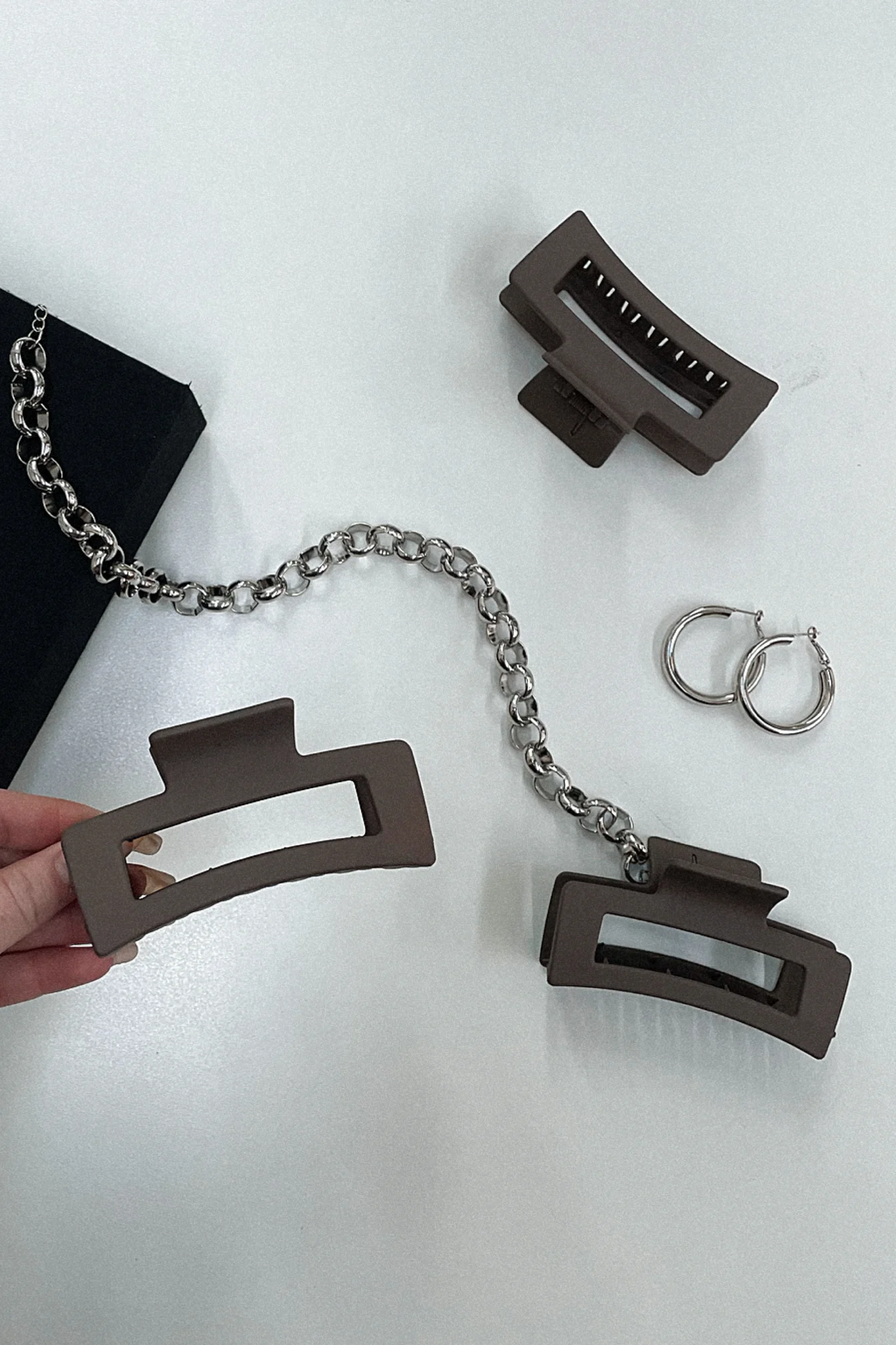 Mika Claw Clip - Brown - Image 3