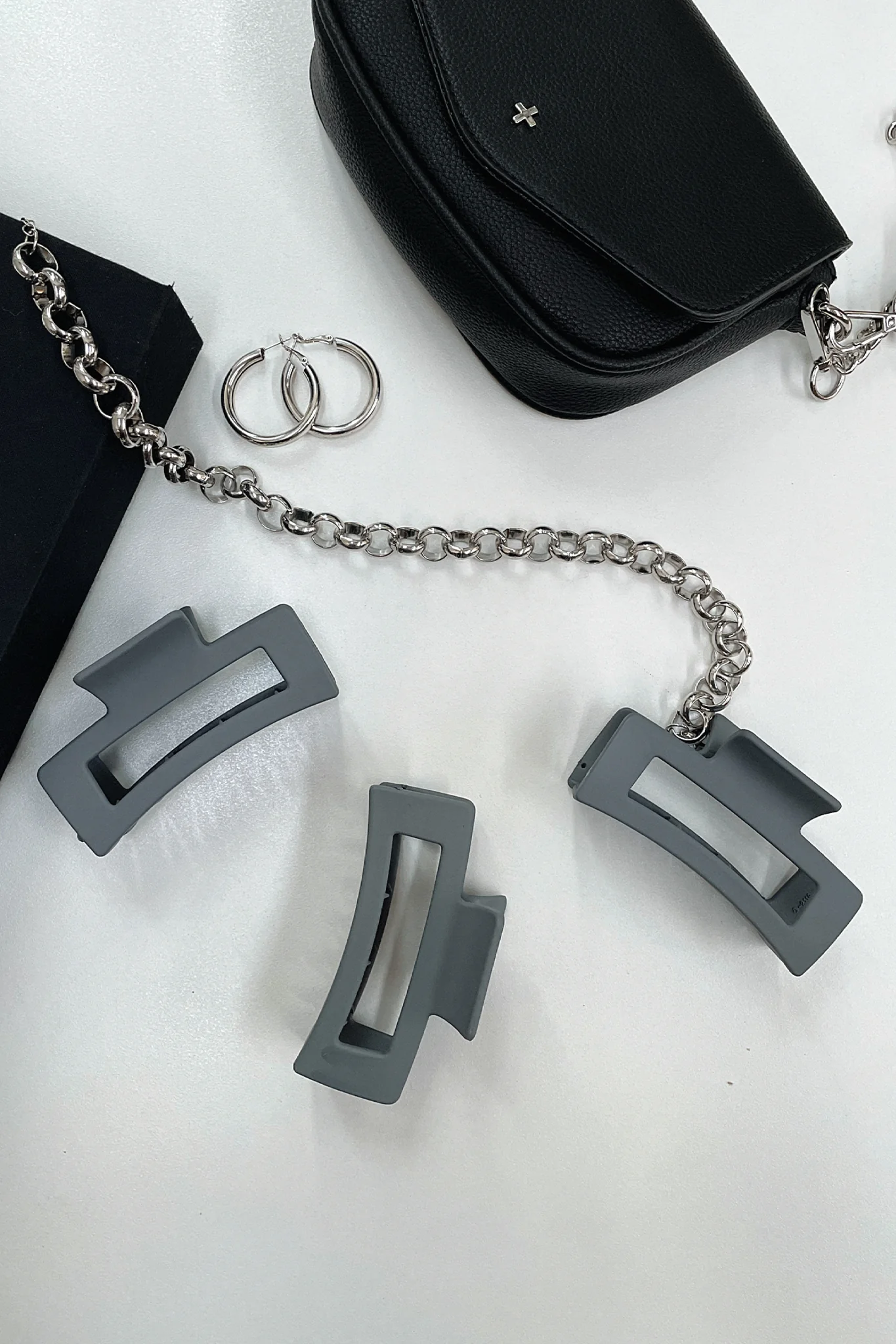 Mika Claw Clip - Grey - Image 4