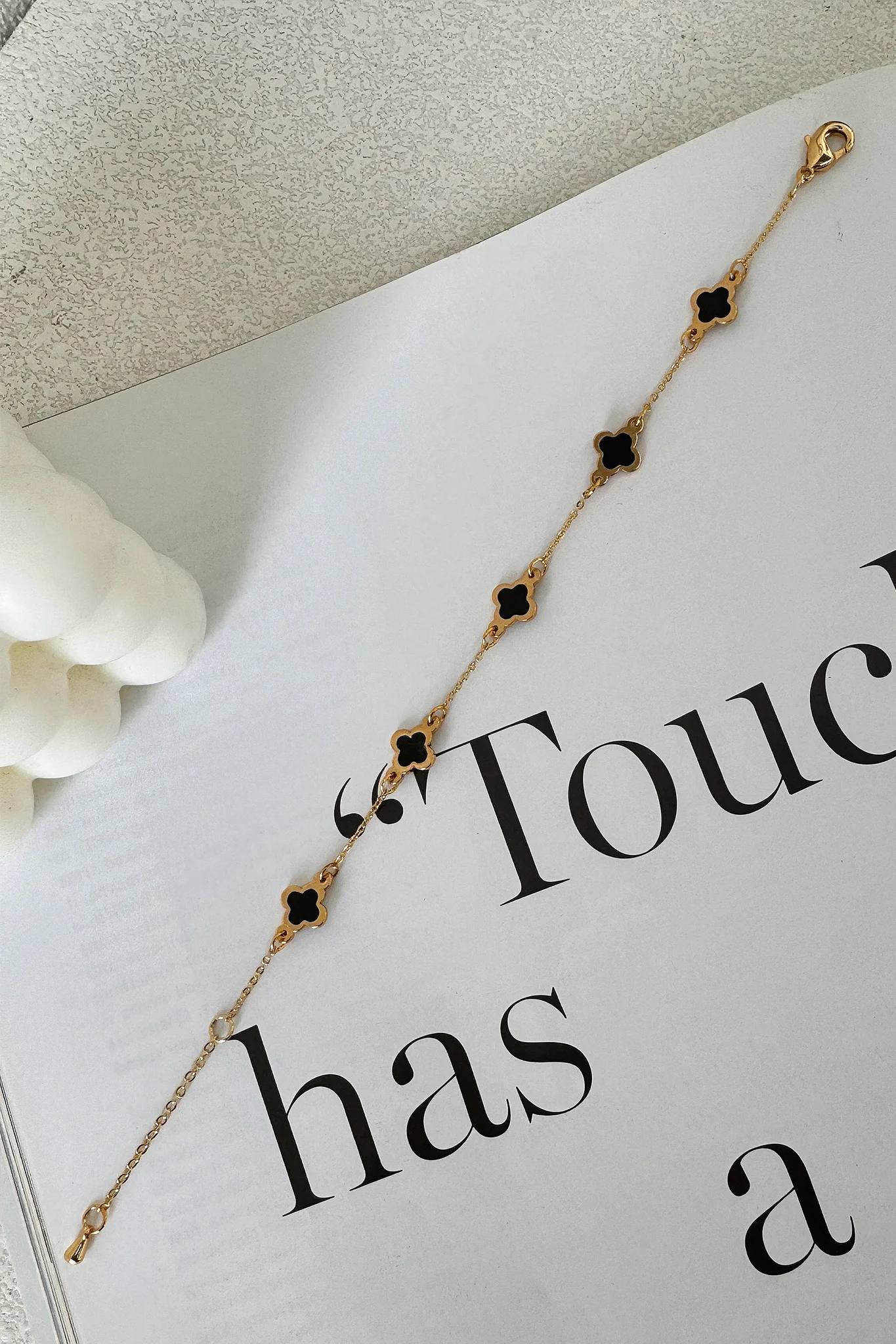 Oriana Bracelet - Gold / Black - Image 3