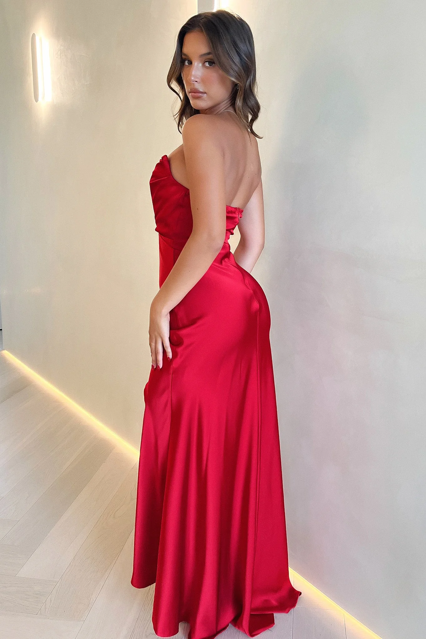 Oscar Maxi Dress - Red - Image 7
