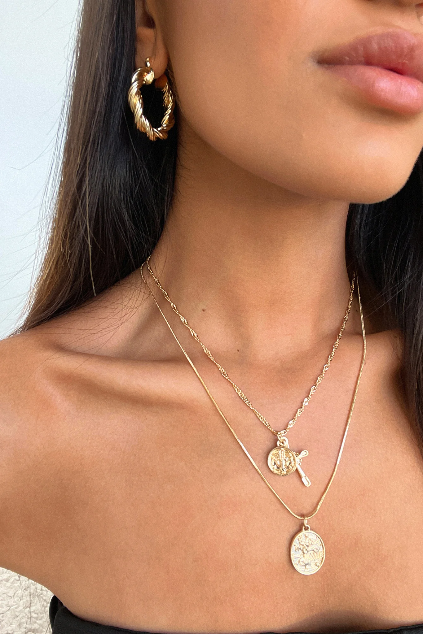 Rita Hoops - Gold - Image 3