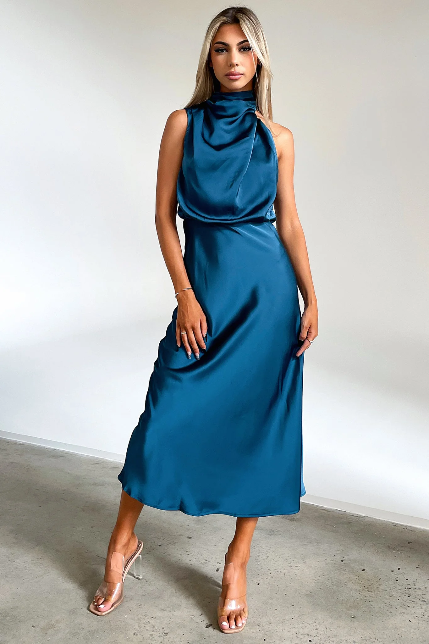 Santorini Maxi Dress - Emerald - Image 2