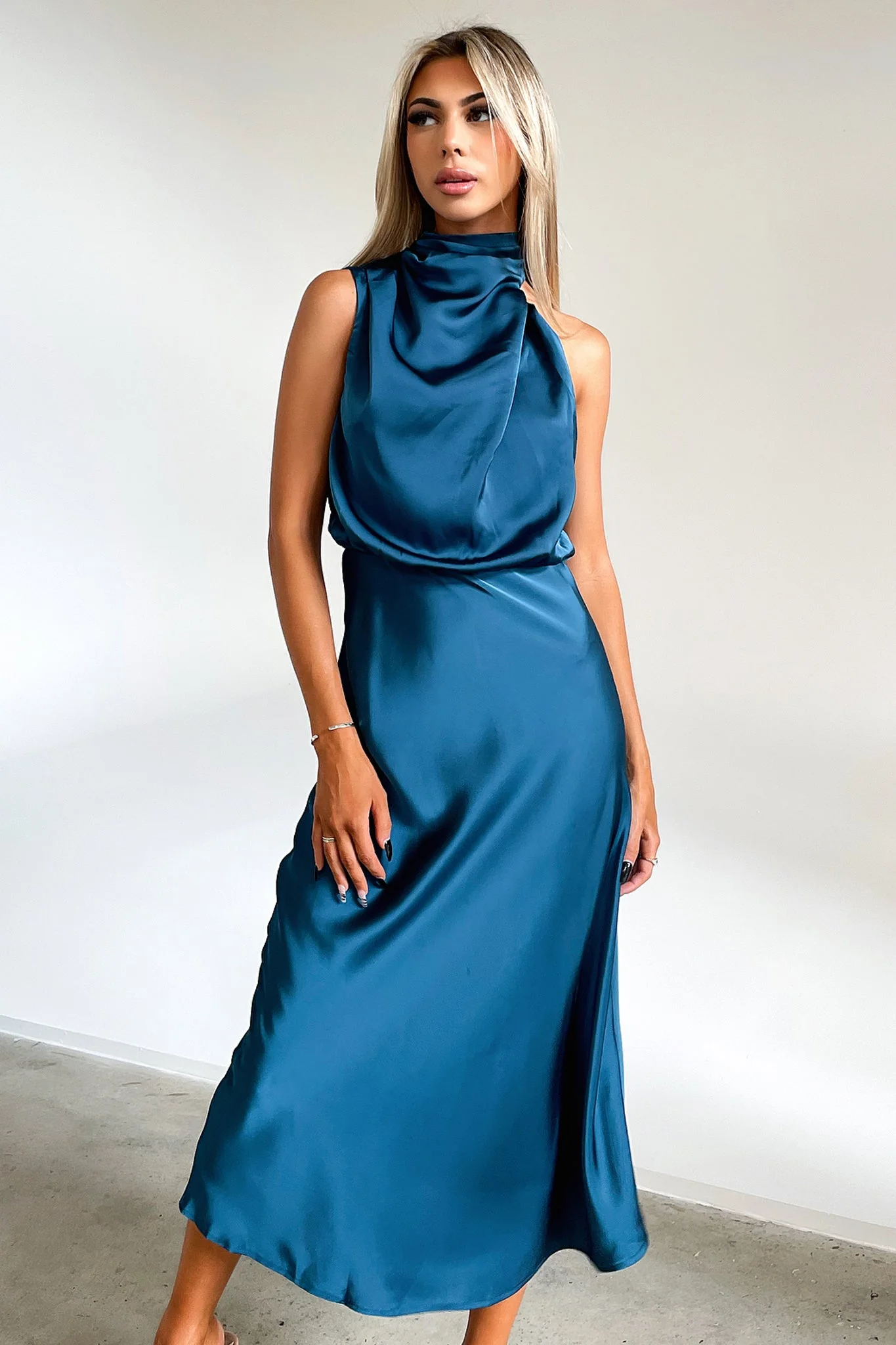 Santorini Maxi Dress - Emerald - Image 4