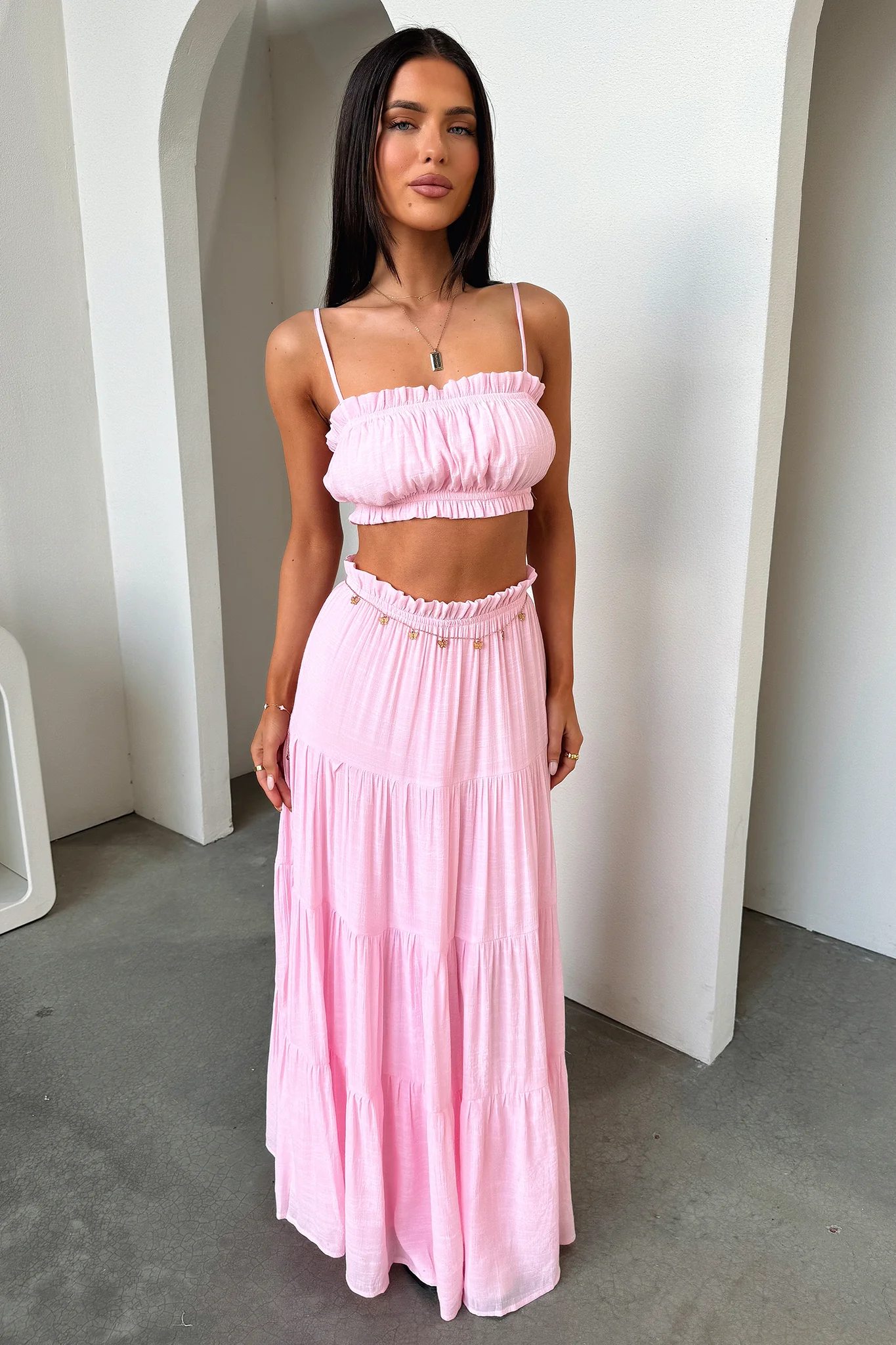 Selina Crop - Baby Pink - Image 4