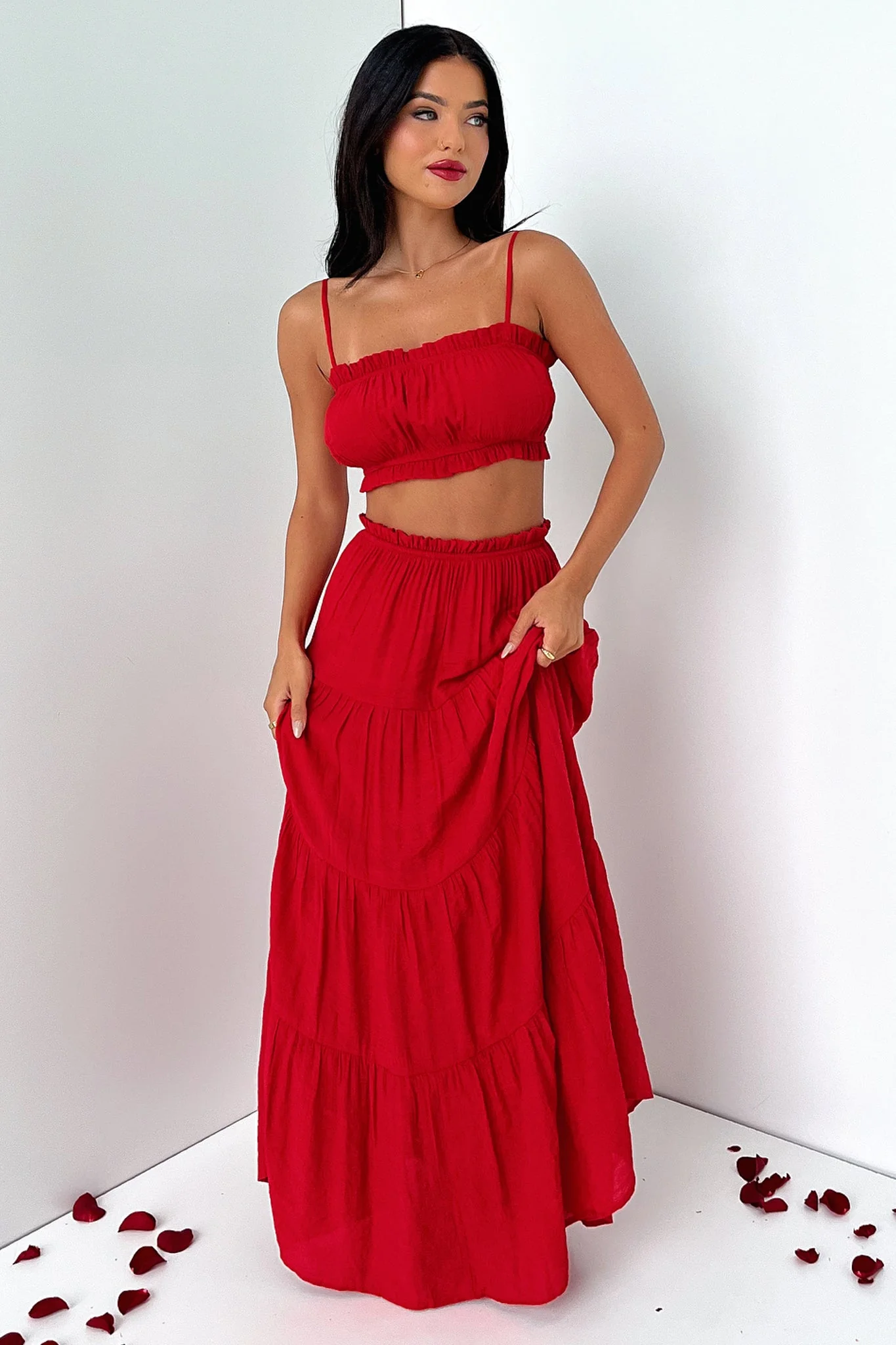 Selina Crop - Red - Image 6