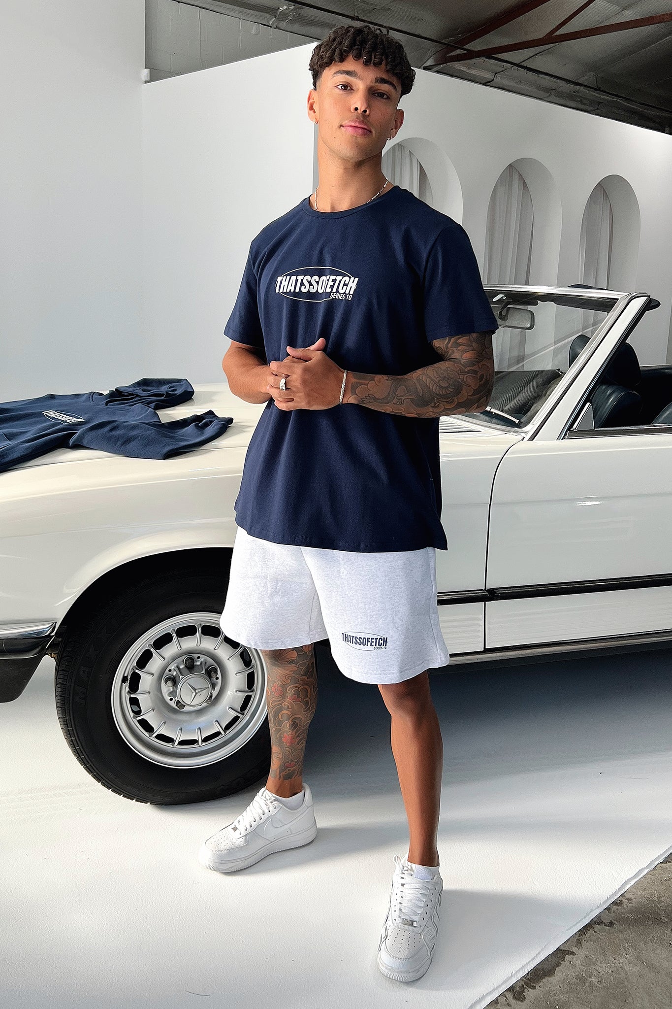 Series 10 Oversized Tee - Navy - Image 6