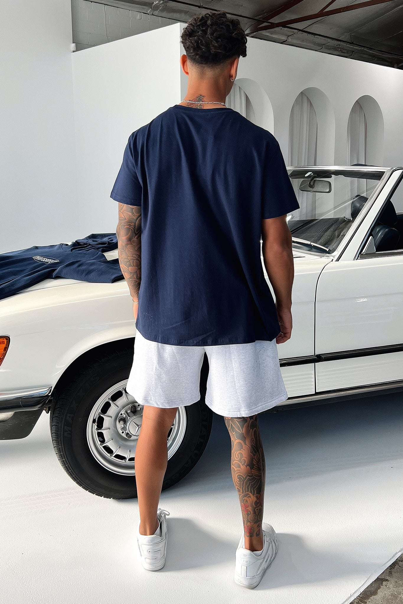 Series 10 Oversized Tee - Navy - Image 9
