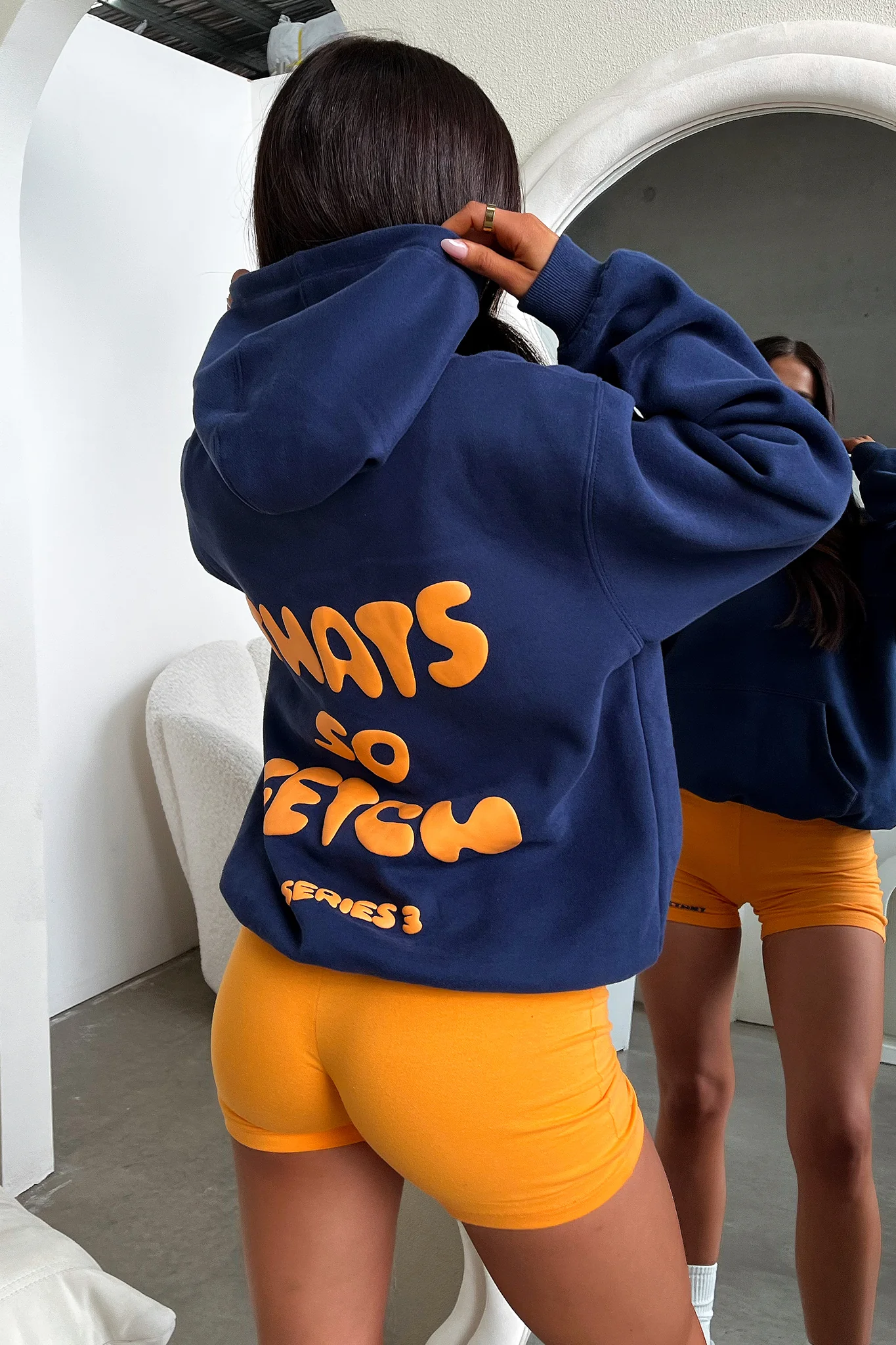 Series 3 Bike Shorts - Orange - Image 11
