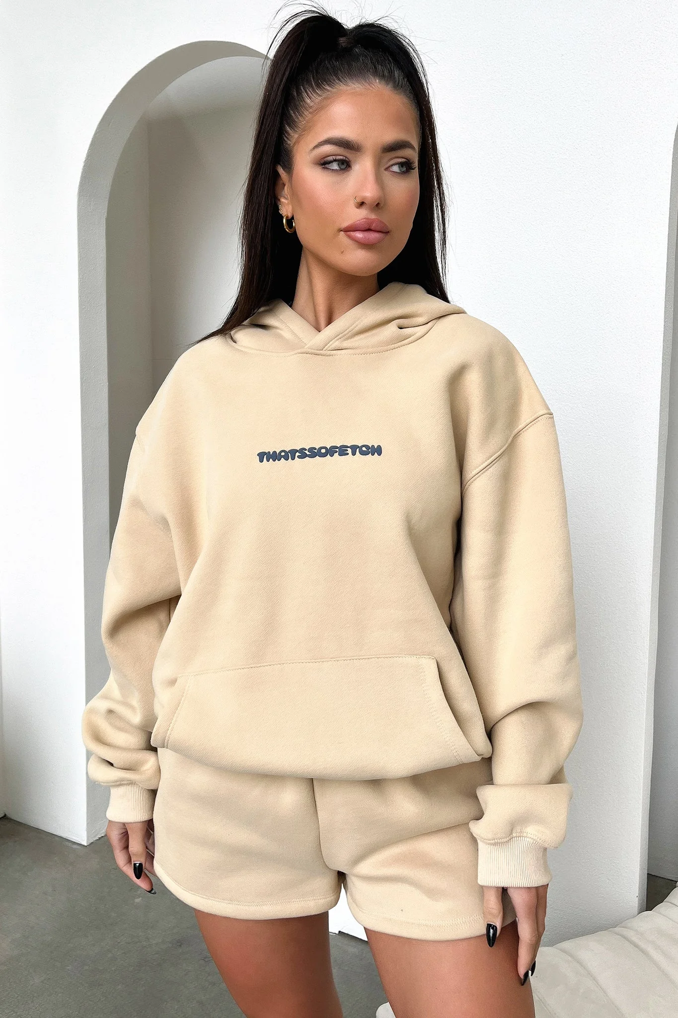 Series 3 Hoodie - Beige - Image 4