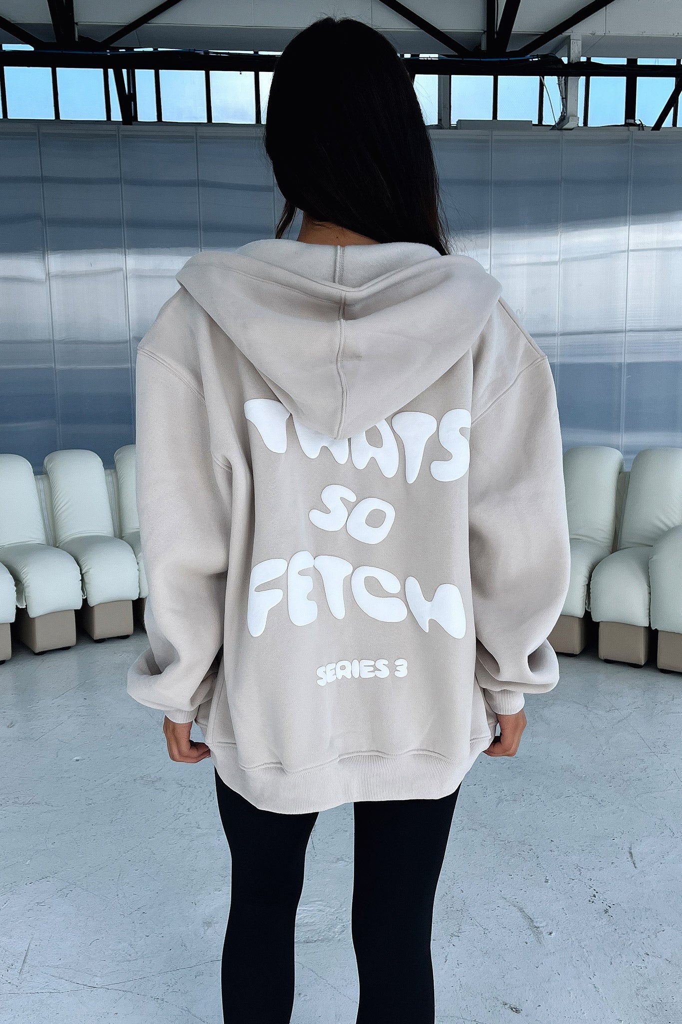 Series 3 Zip Up Hoodie - Bone - Image 14