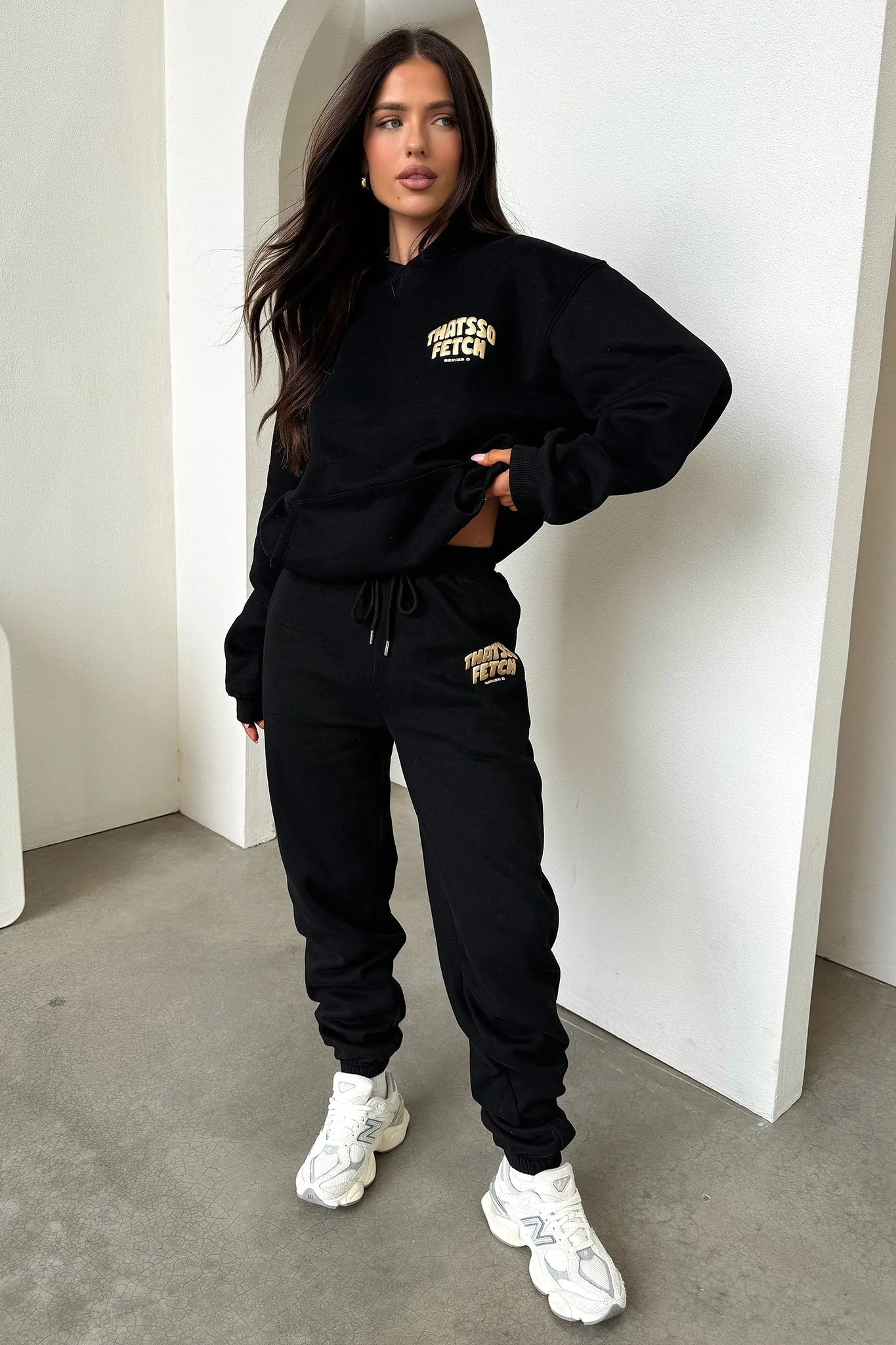 Series 5 Hoodie - Black/Gold - Image 2