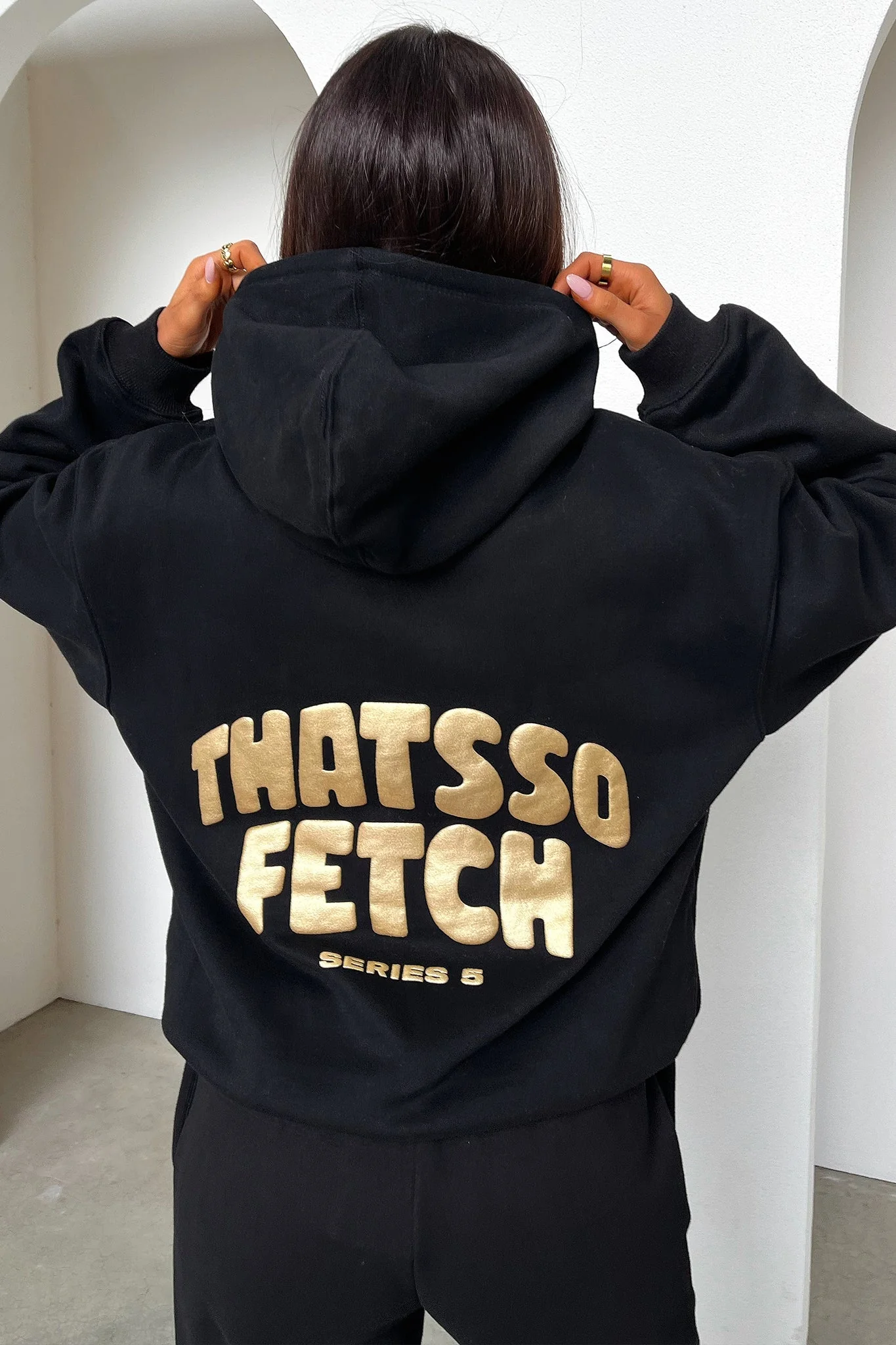 Series 5 Hoodie - Black/Gold - Image 5