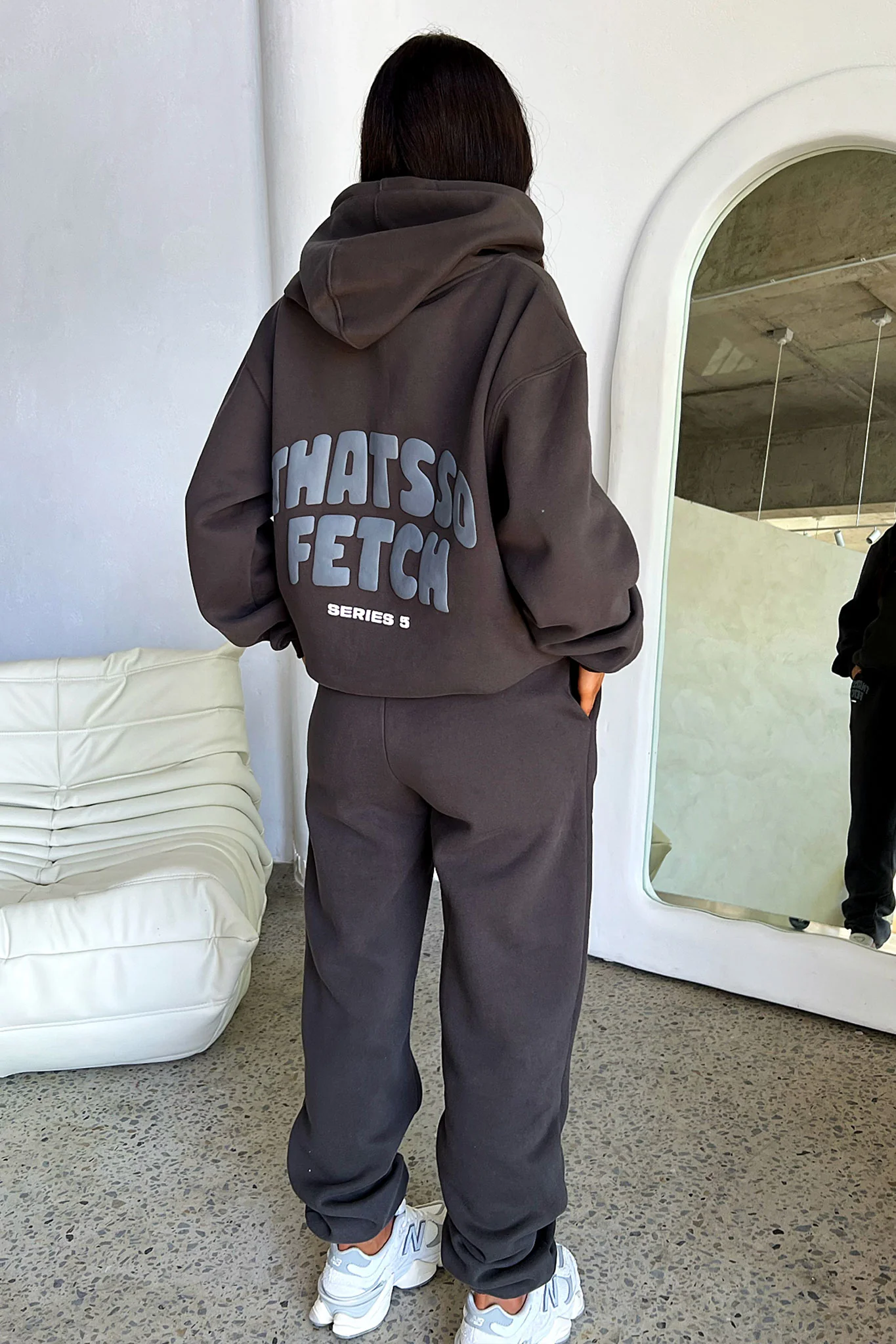 Series 5 Hoodie - Charcoal - Image 4