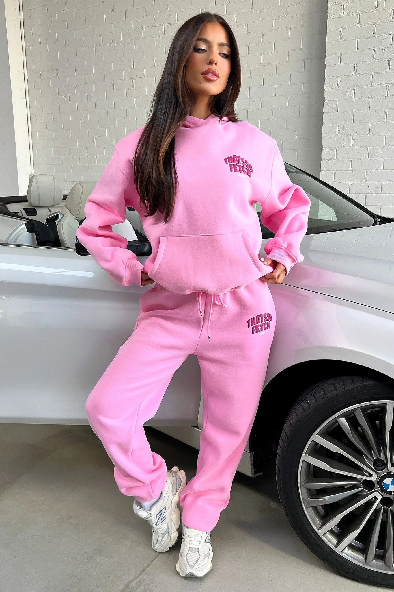 Series 5 Hoodie - Pink/Burgundy - Image 3