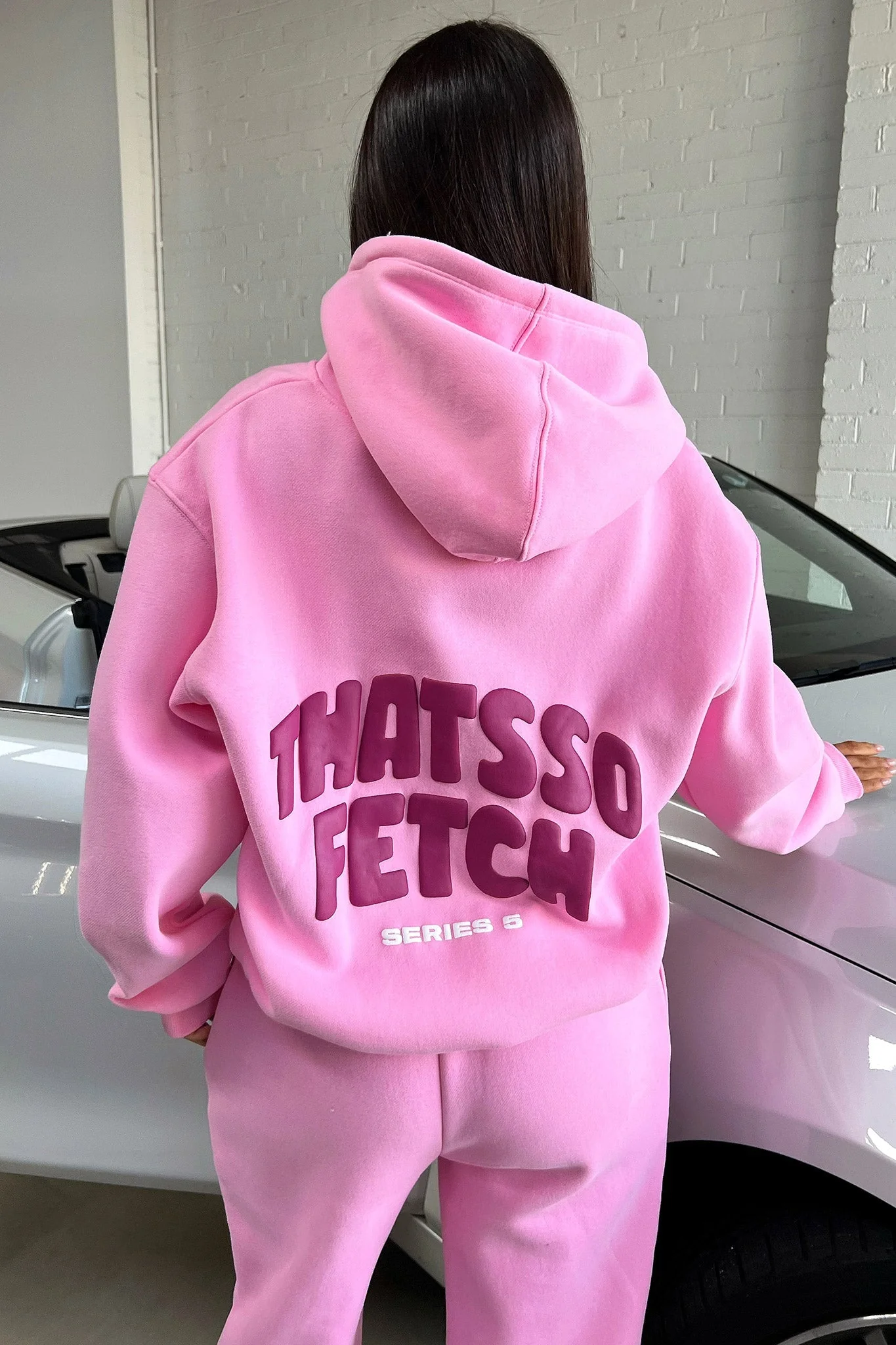 Series 5 Hoodie - Pink/Burgundy - Image 6