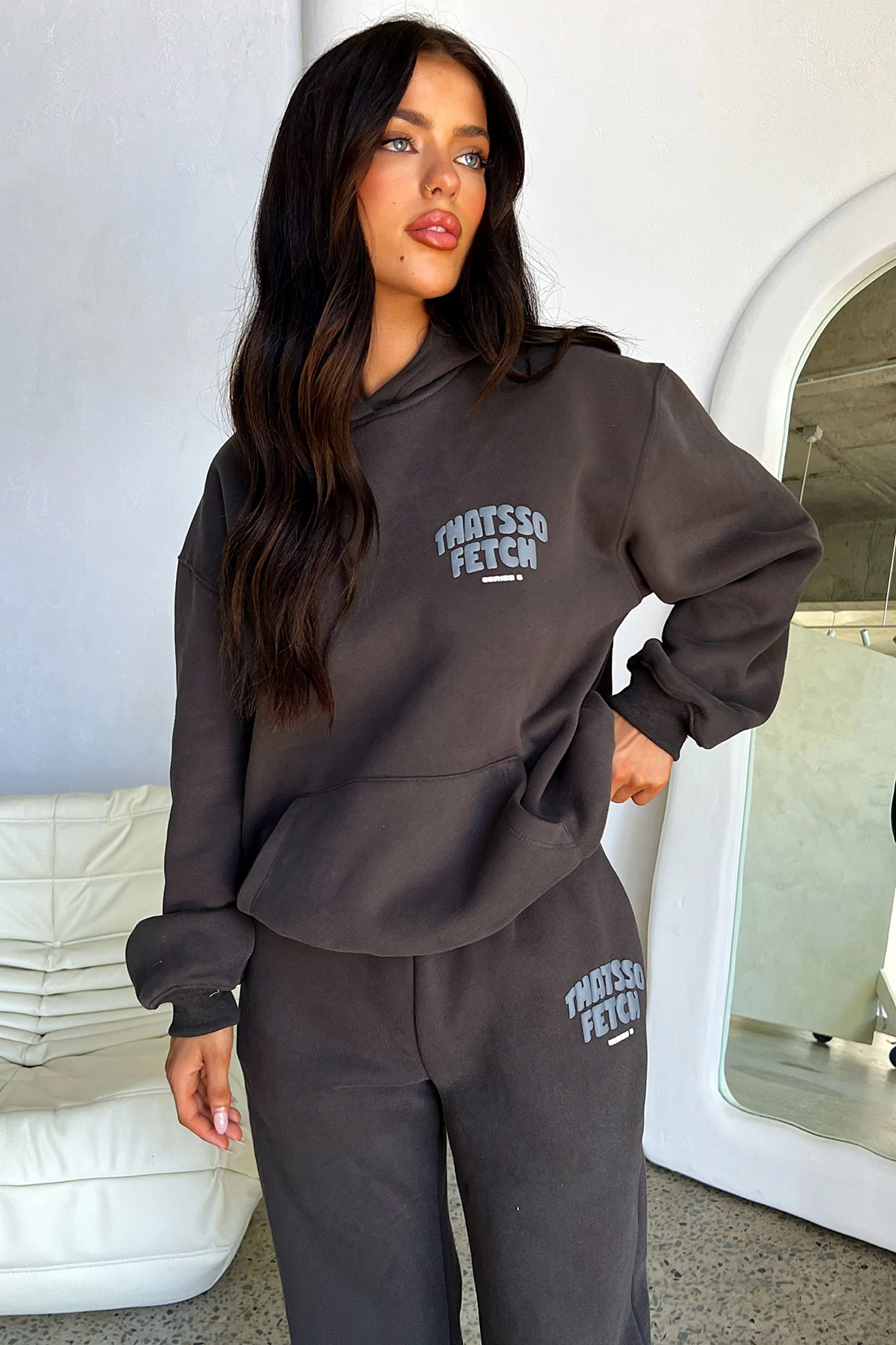 Series 5 Hoodie & Sweatpant Set - Charcoal - Image 7